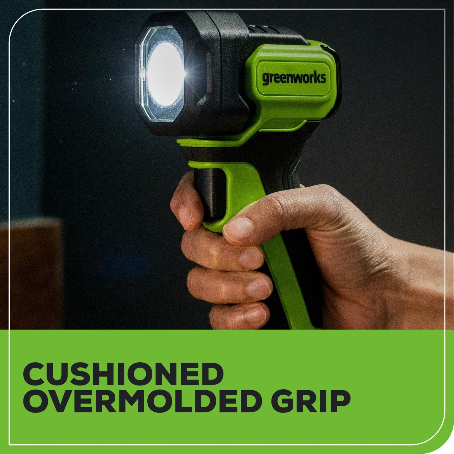 Greenworks 24V Cordless LED Flashlight Kit