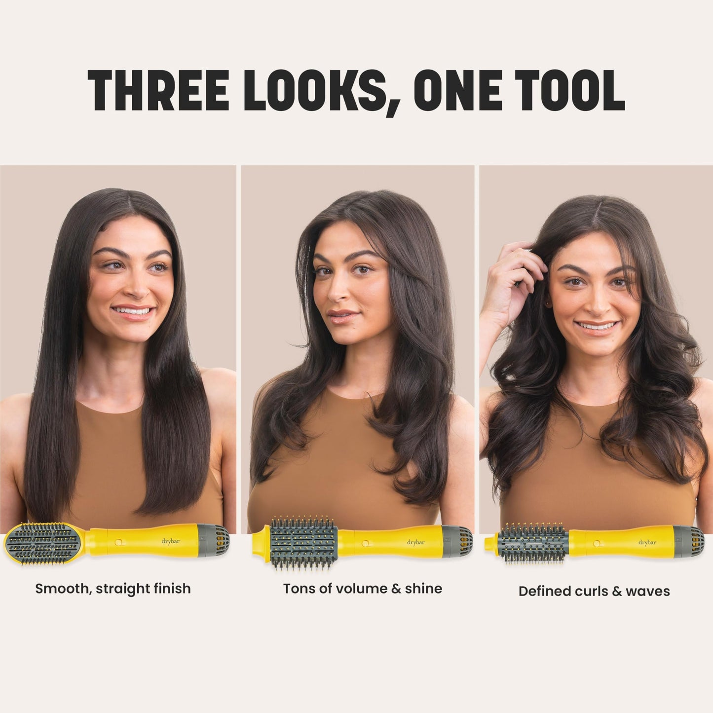 Drybar 3-in-1 Blow-Dryer Brush for Voluminous Hair