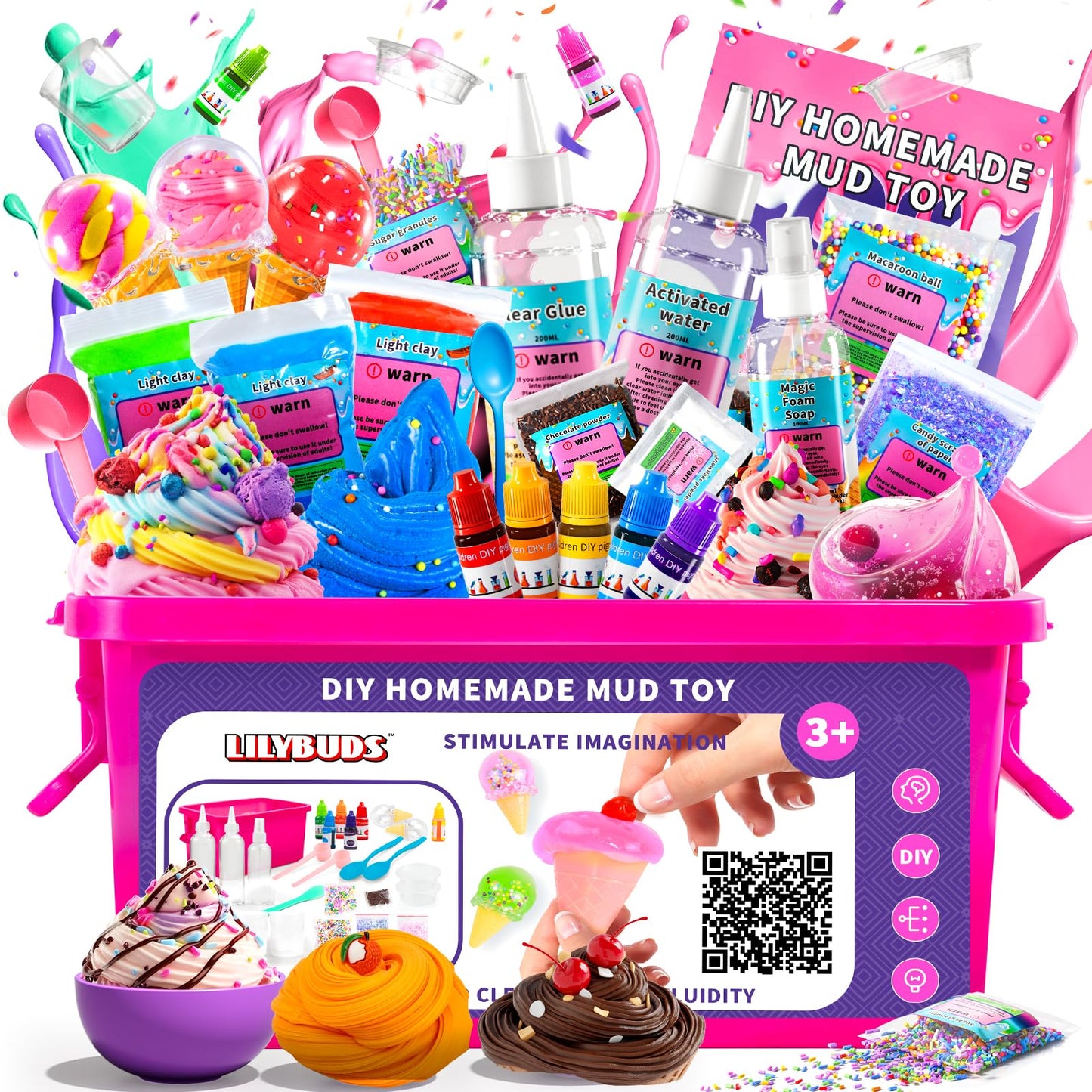 DIY Slime Science Kit for Kids Ages 6-12