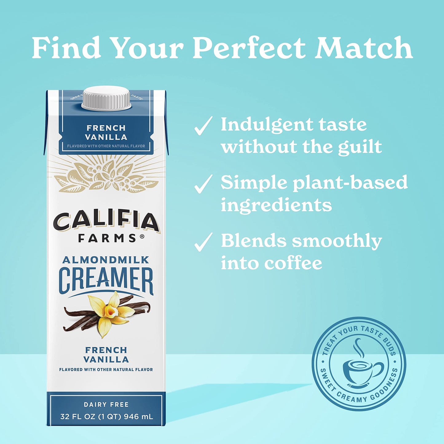 Califia Farms French Vanilla Almond Milk Creamer