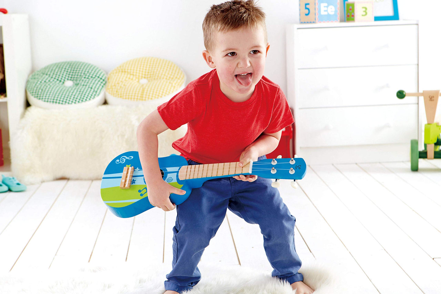 Hape 21-Inch Wooden Ukulele for Kids