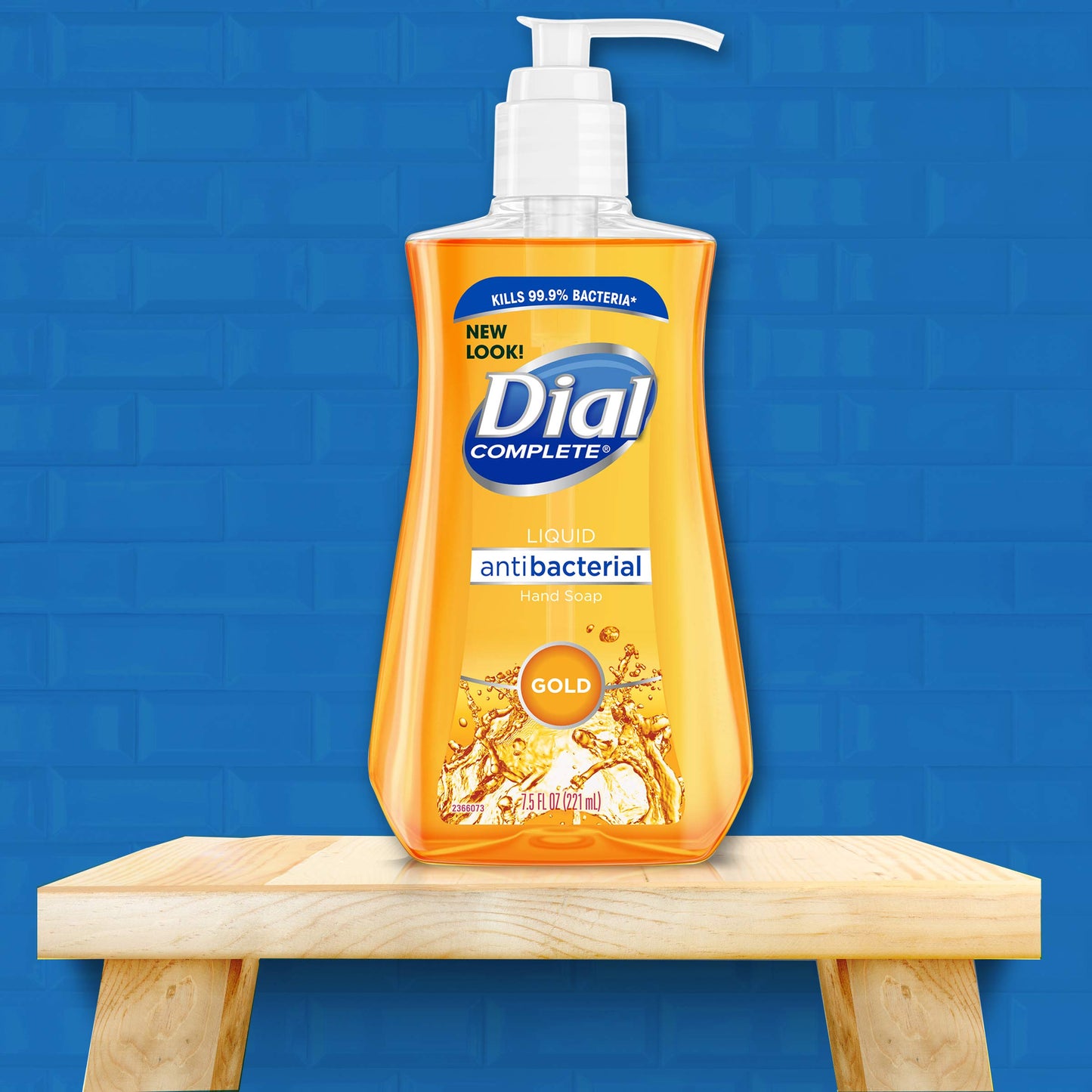 Dial Antibacterial Liquid Hand Soap, Gold, 7.5oz