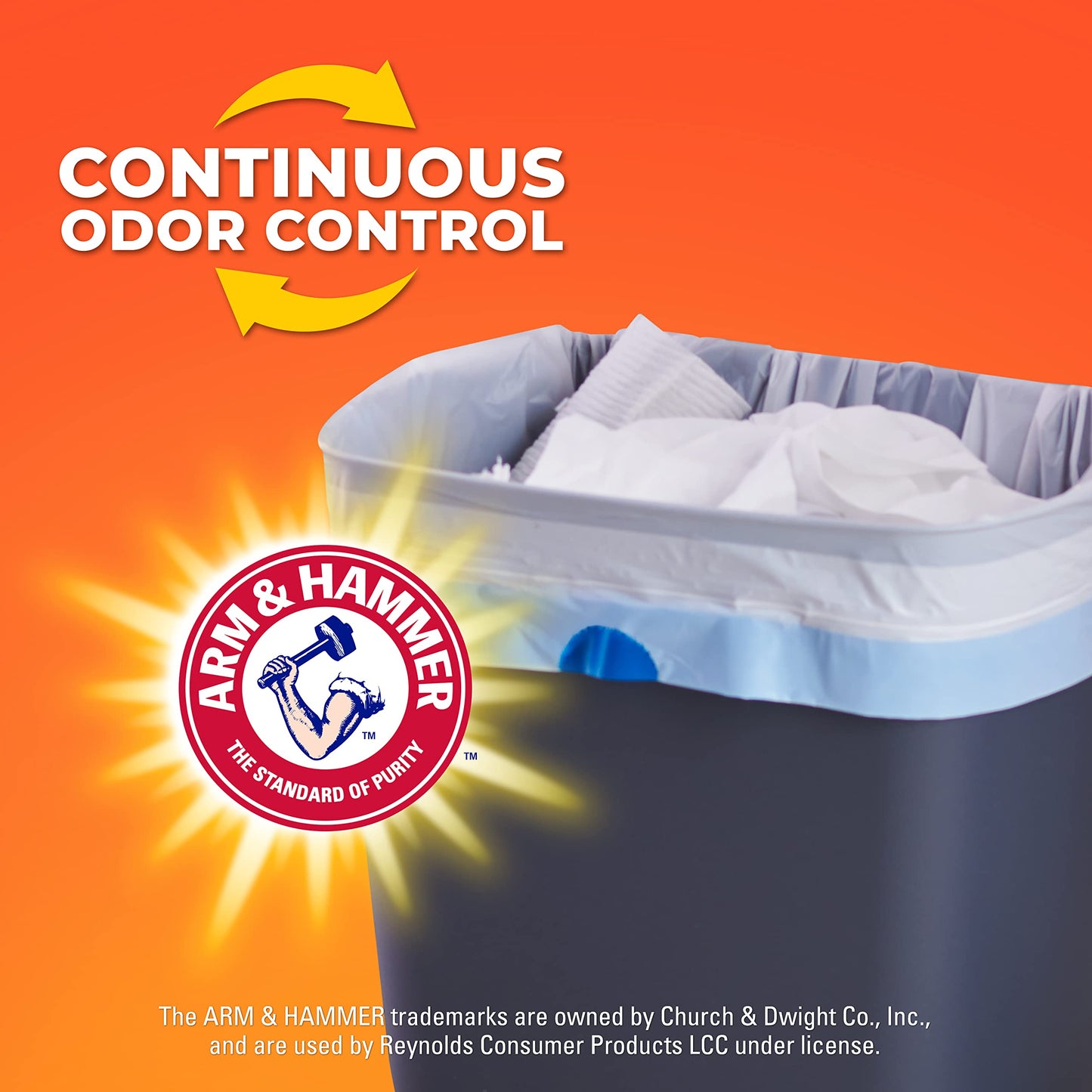 Hefty Ocean Water Scent 4 Gallon Trash Bags