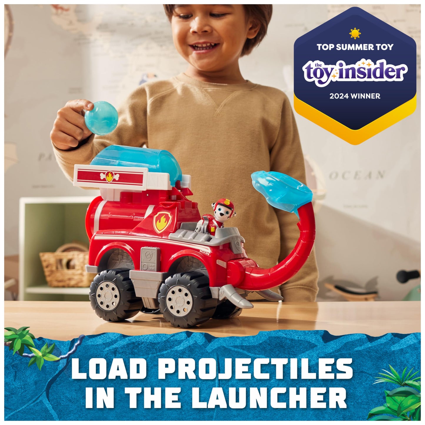 PAW Patrol Marshall Elephant Firetruck Toy Truck