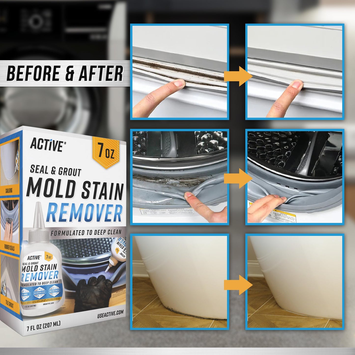 ACTIVE Mold Stain Remover Gel for Washing Machines