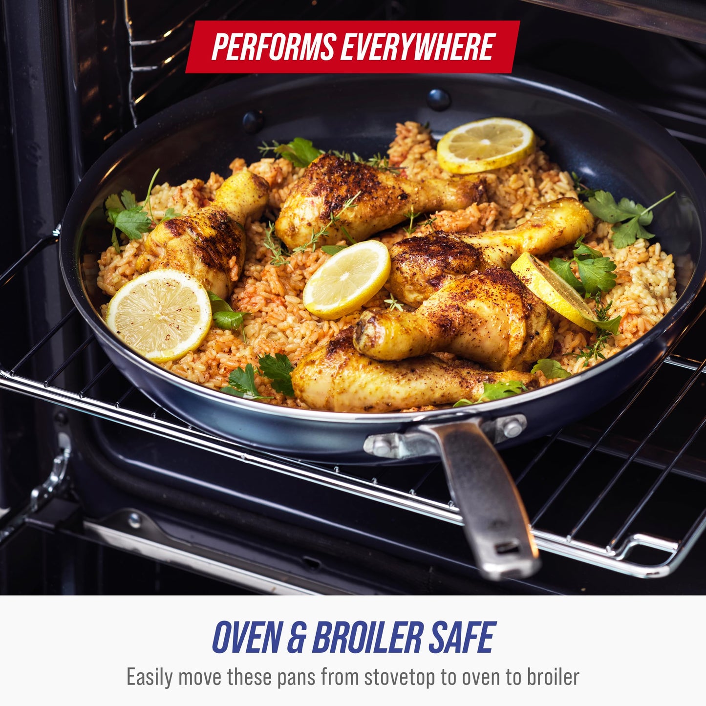 Blue Diamond 10-Piece Nonstick Cookware Set