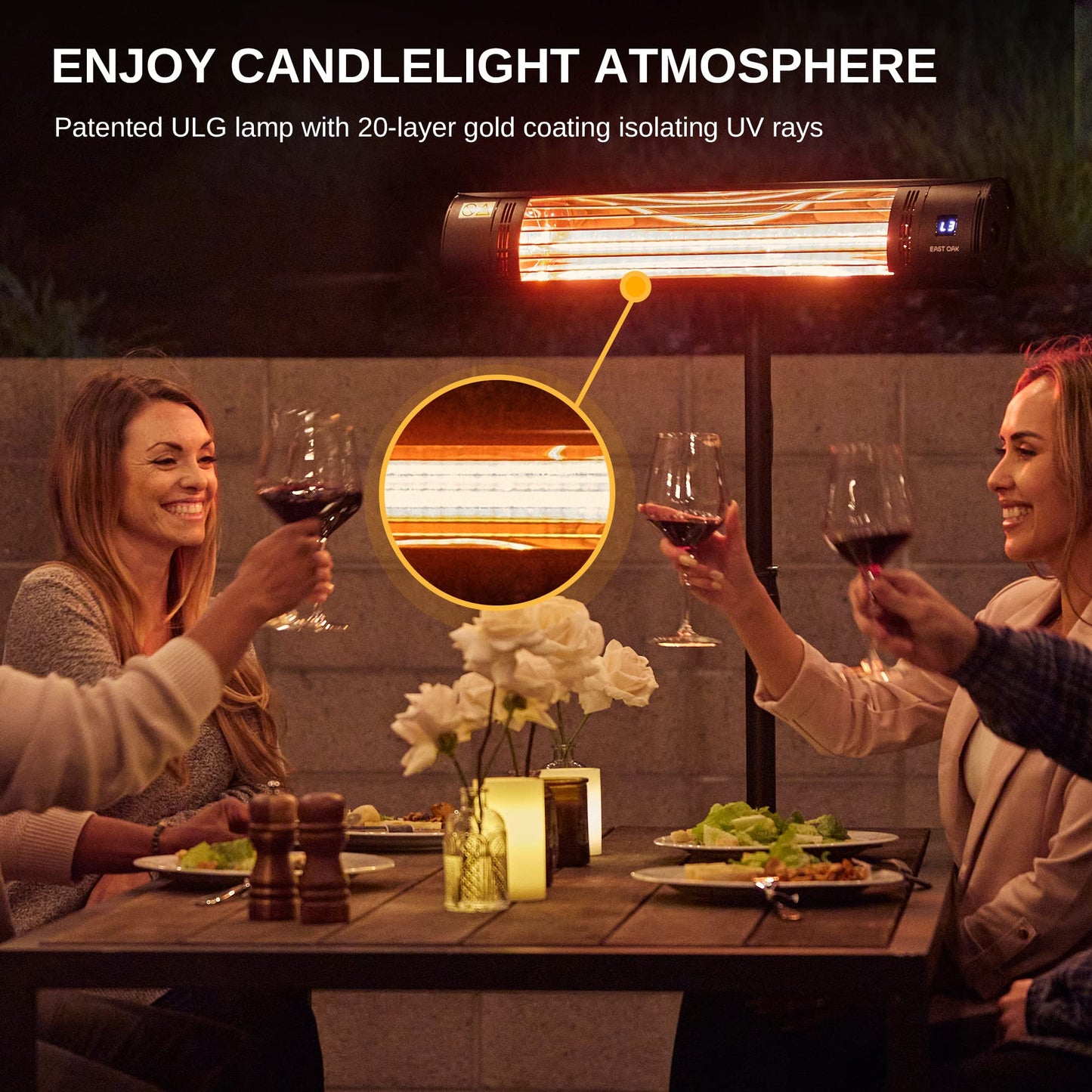 EAST OAK Patio Heater