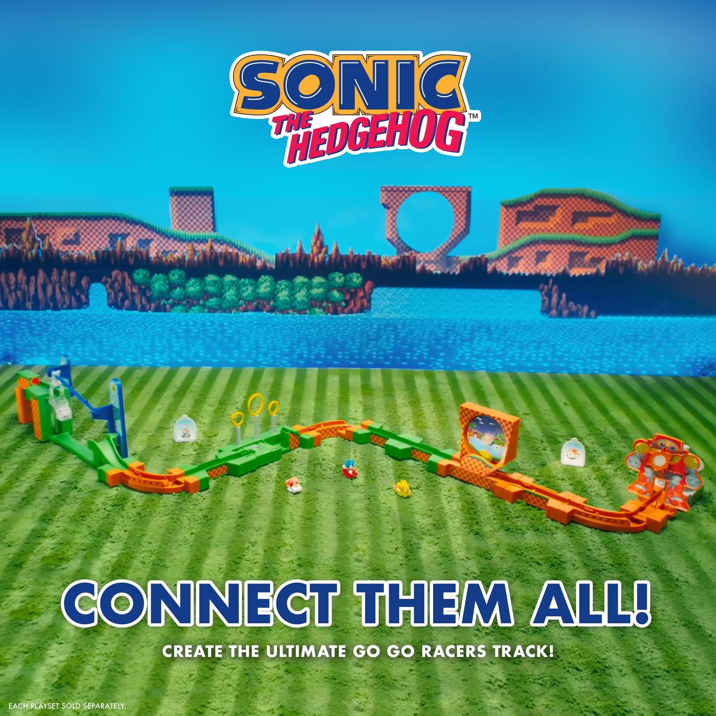 Sonic Go Go Racers Deluxe Playset with Figure