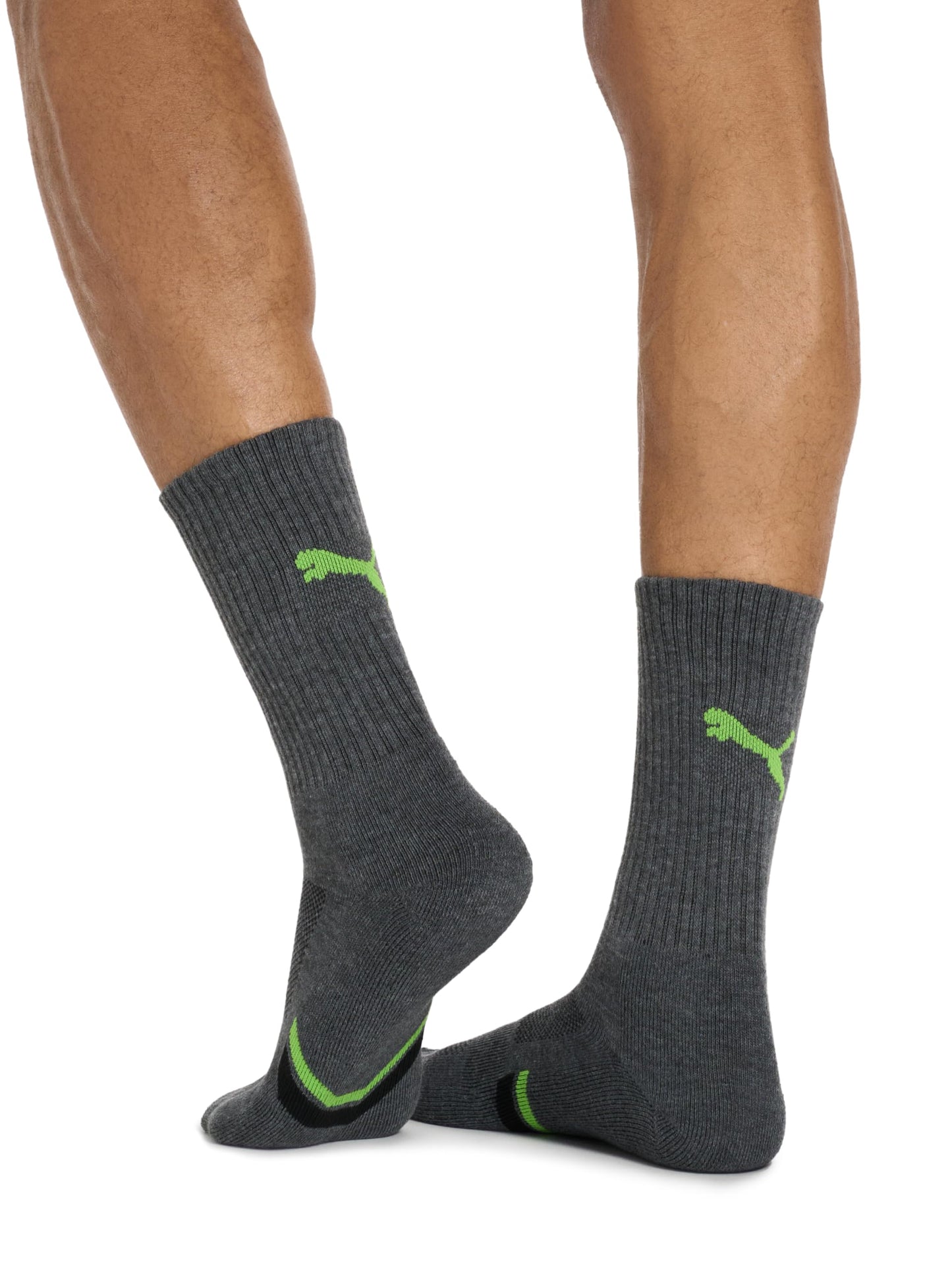6 Pack PUMA Men's Athletic Crew Socks