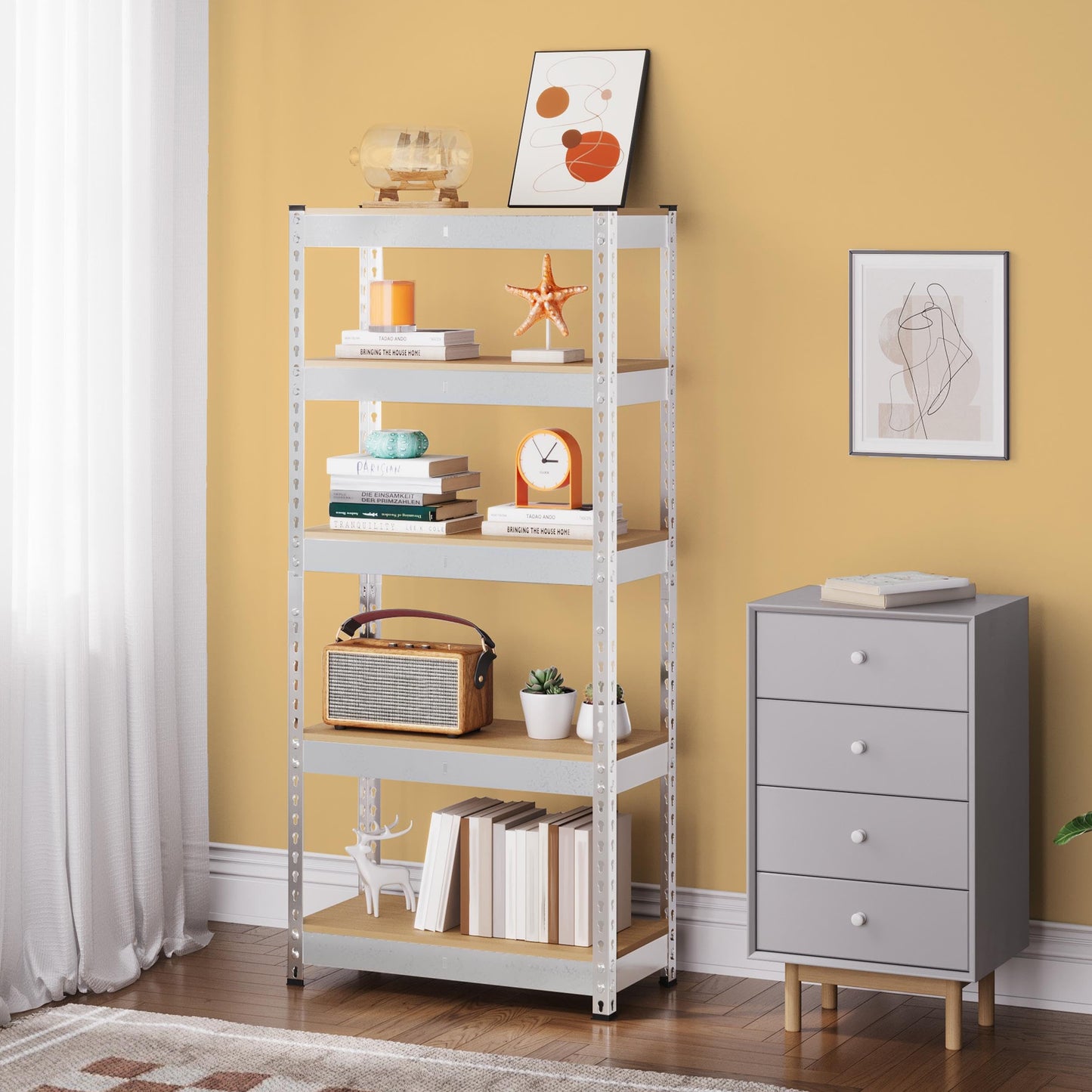 5-Tier Heavy Duty Garage Shelving Unit