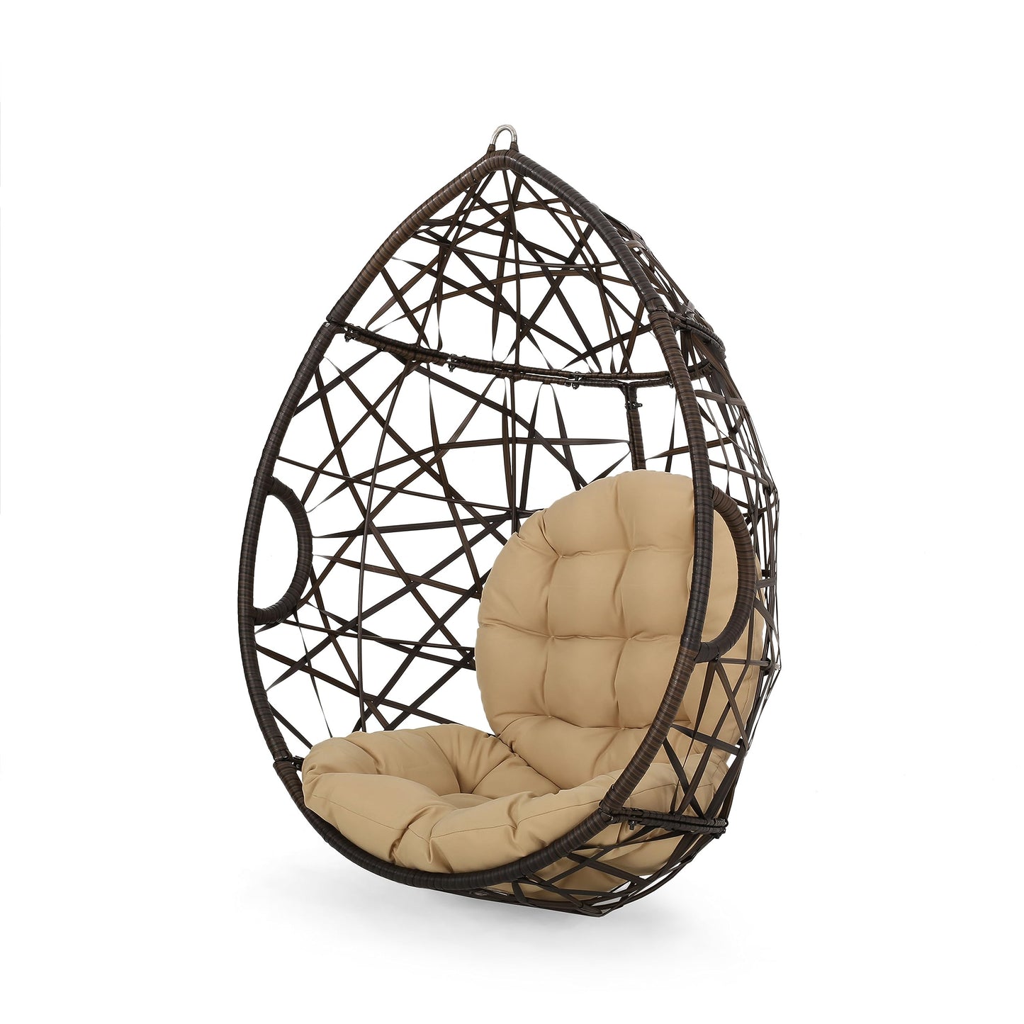 Hanging Wicker Tear Drop Chair by Christopher Knight