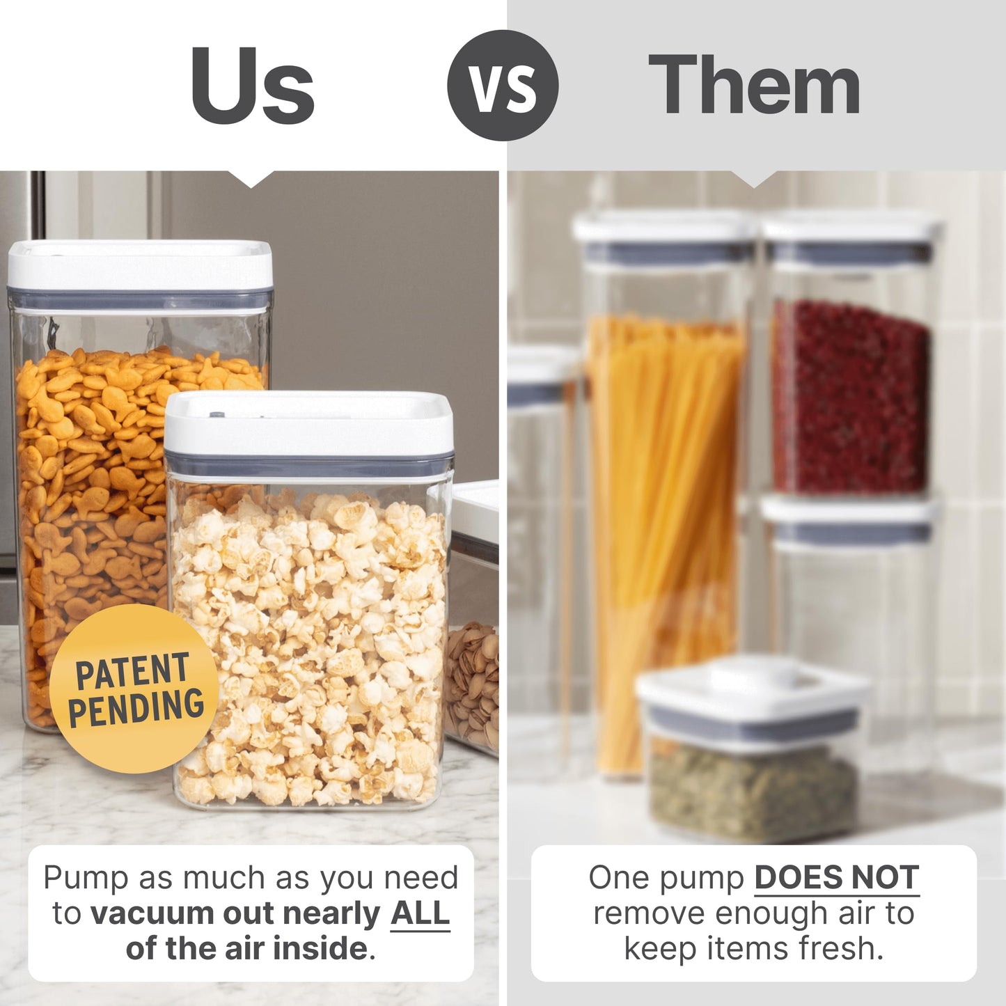 Airtight Food Storage Containers - 8-Pack Set