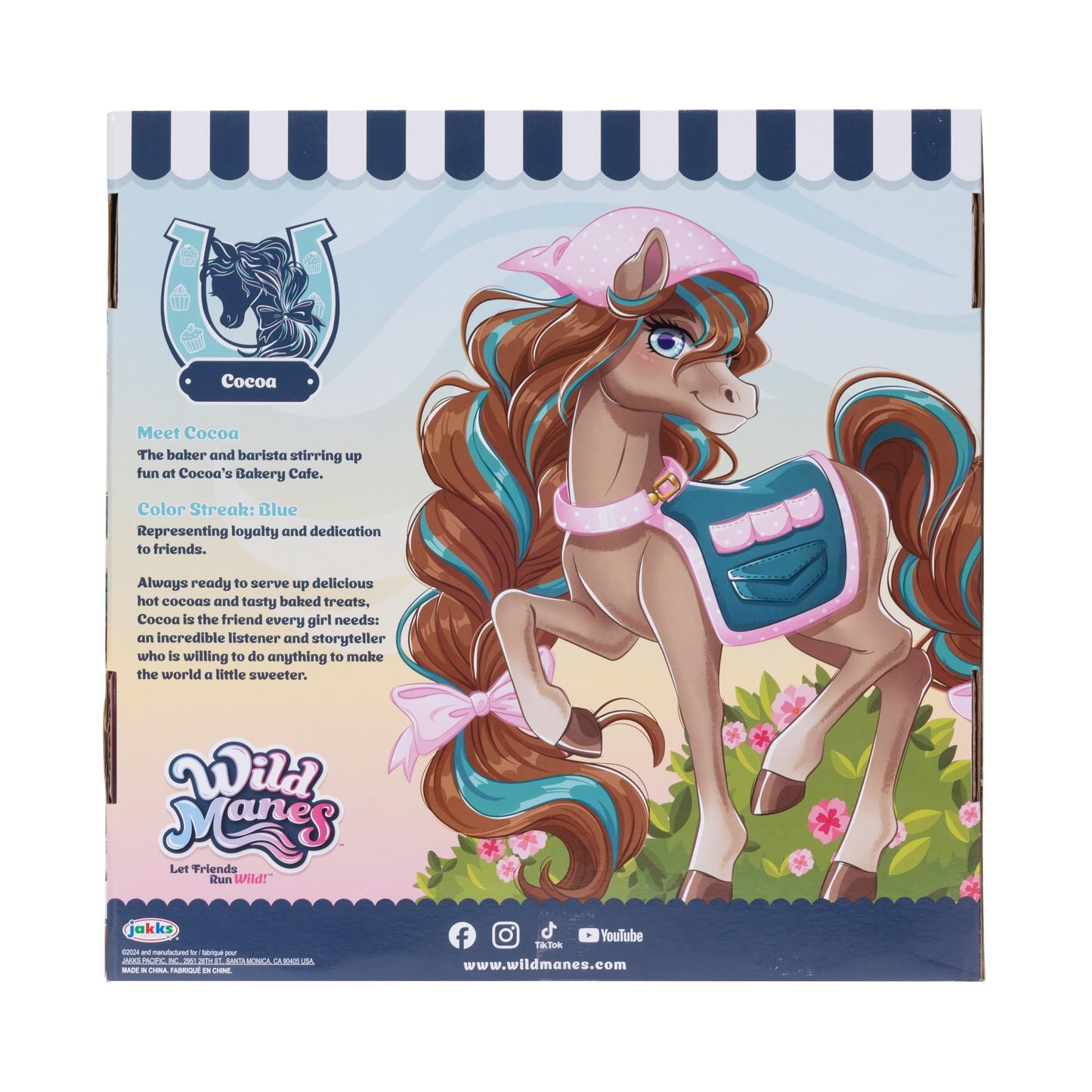 Cocoa’s Bakery Café Playset with Horse Doll Figure