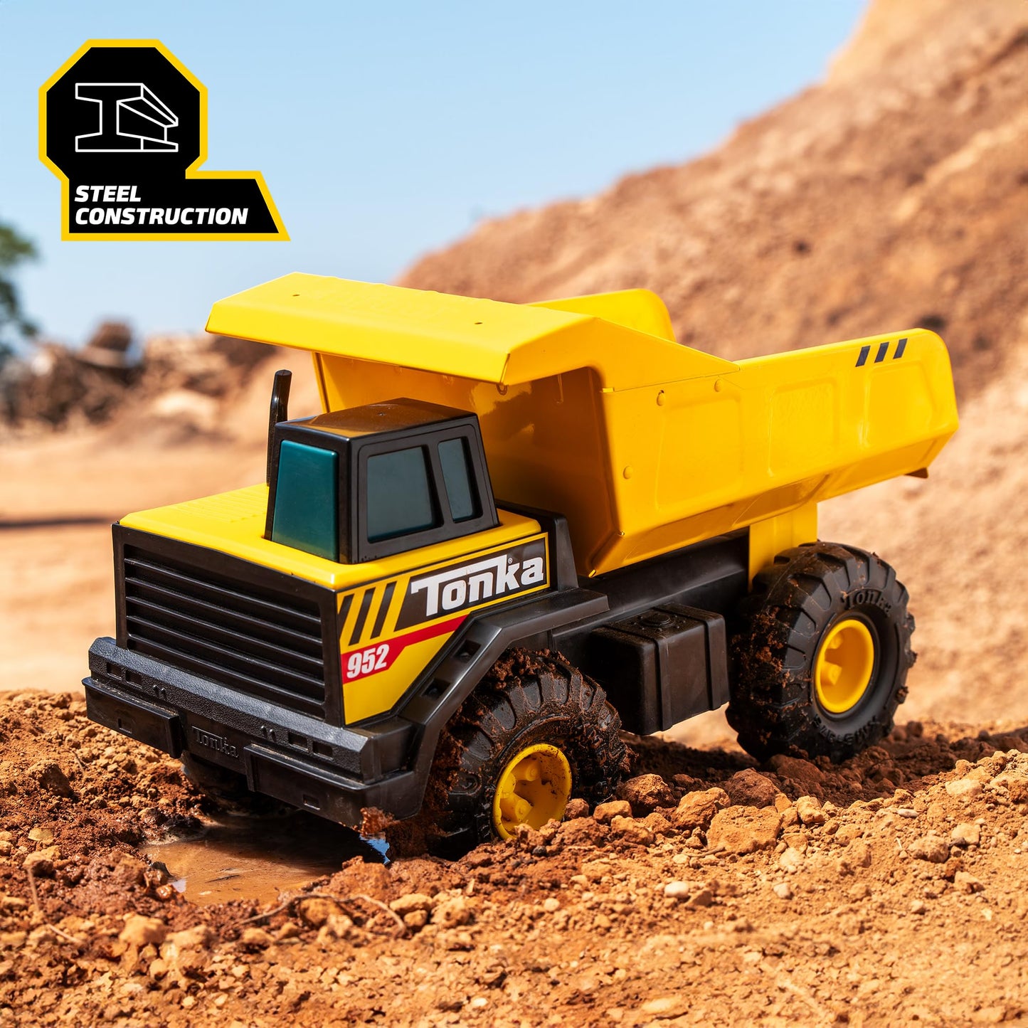 Tonka Steel Mighty Dump Truck for Kids