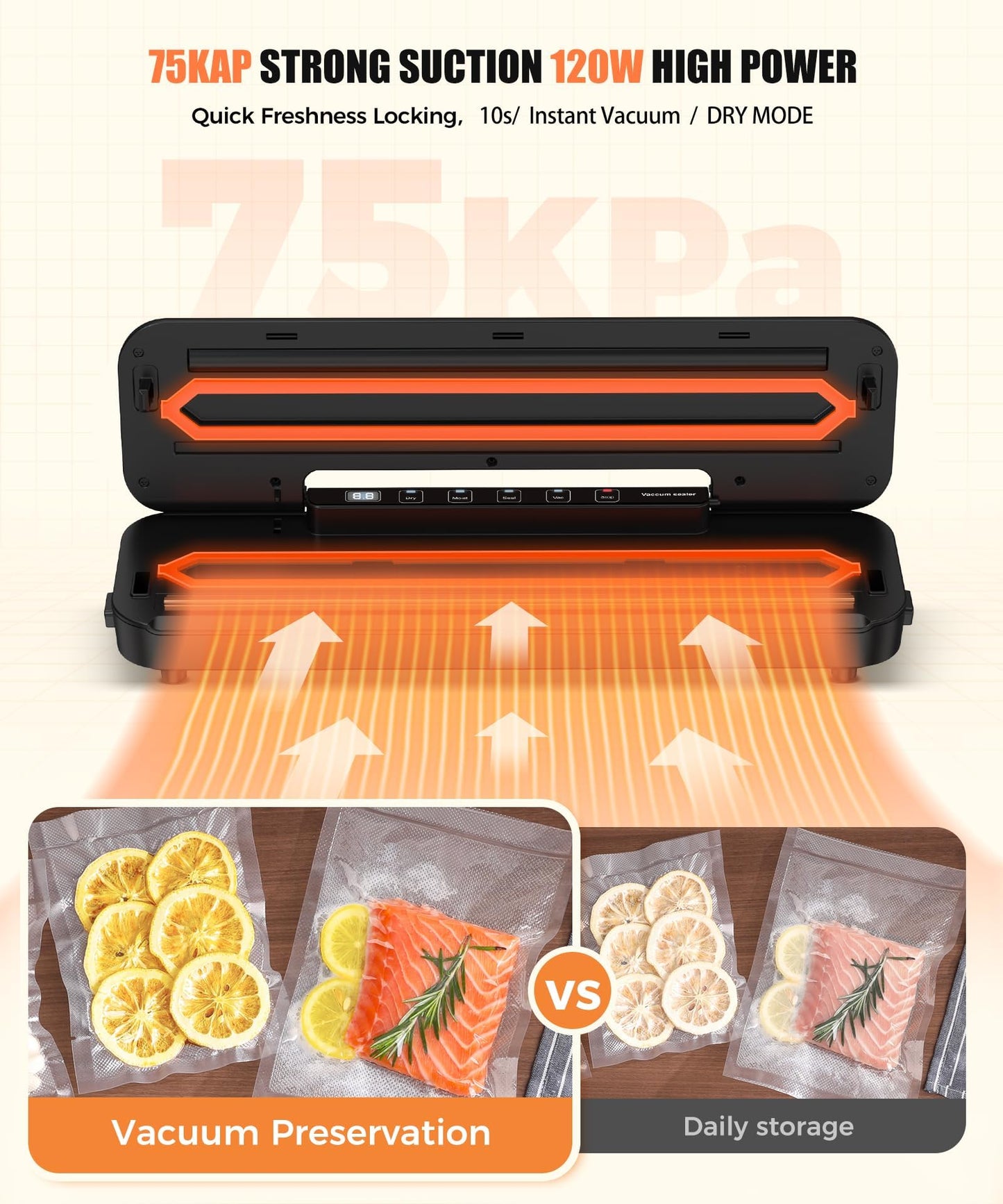 Vacuum Sealer Machine for Food Preservation