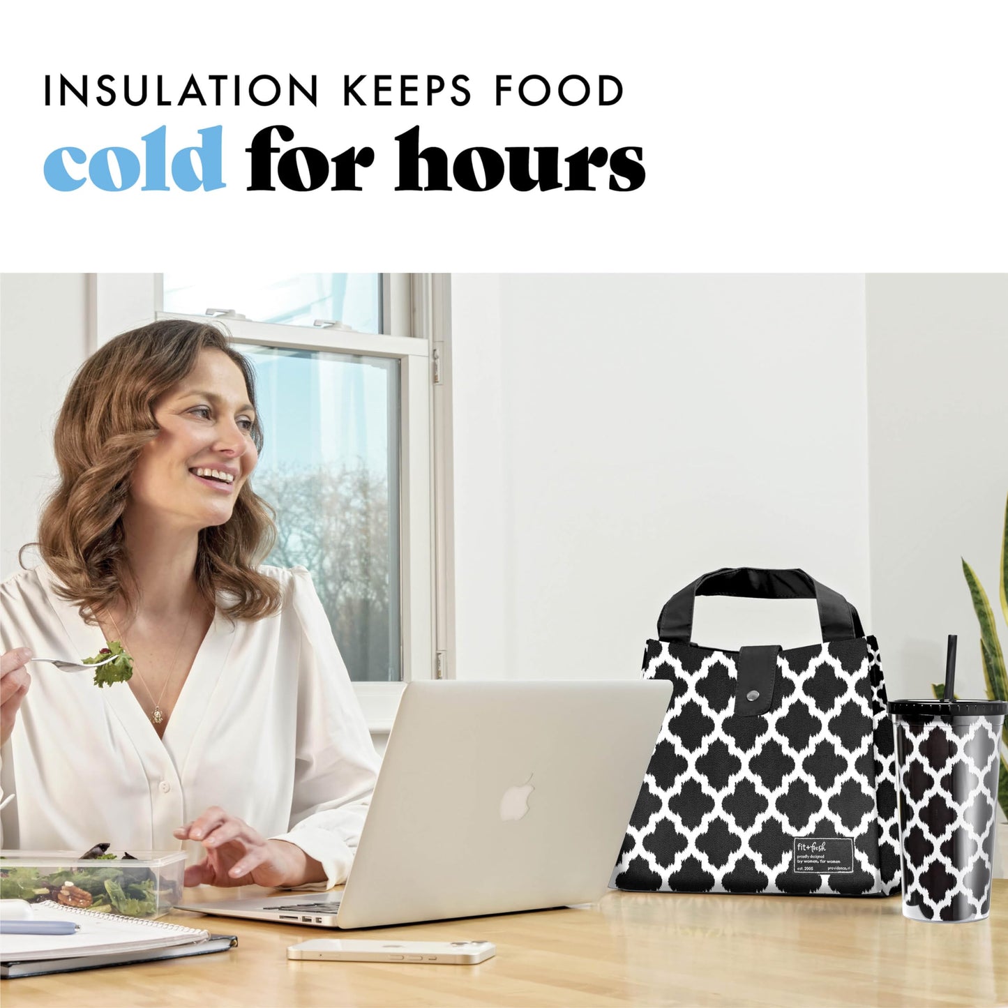 Insulated Lunch Bag with Containers & Tumbler
