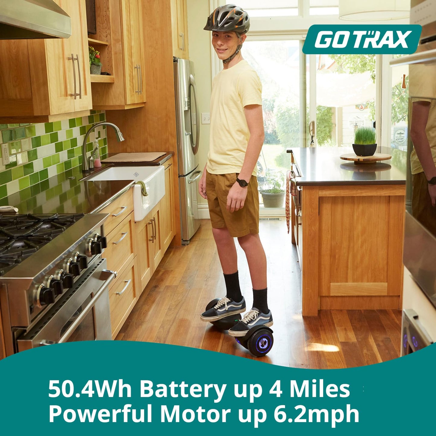 Gotrax Edge Hoverboard with LED Wheels & Headlight