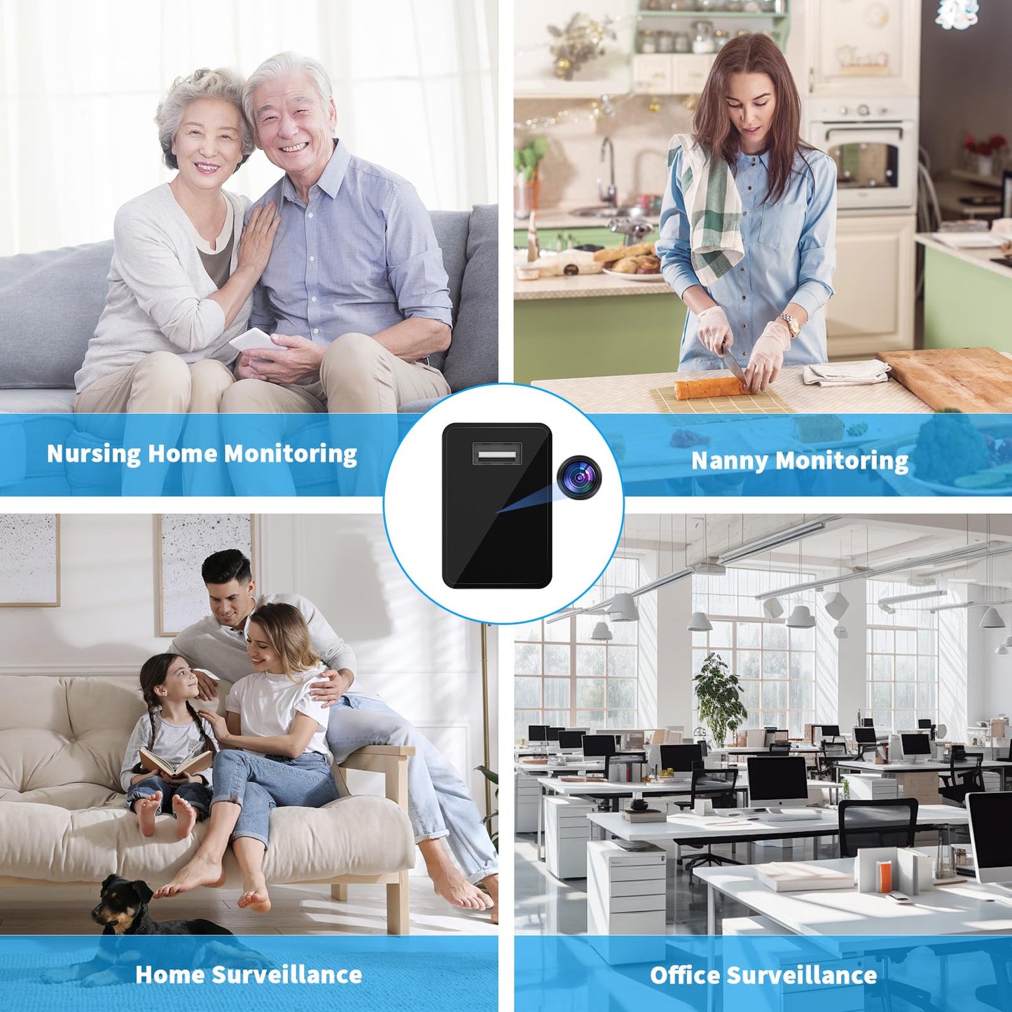 Hidden Camera USB Charger - Full HD Nanny Cam