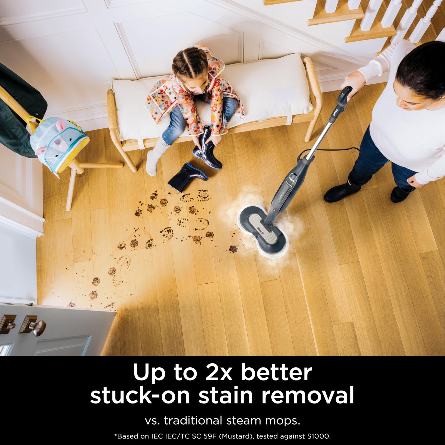 Shark Steam Mop with Scrub Technology & Modes