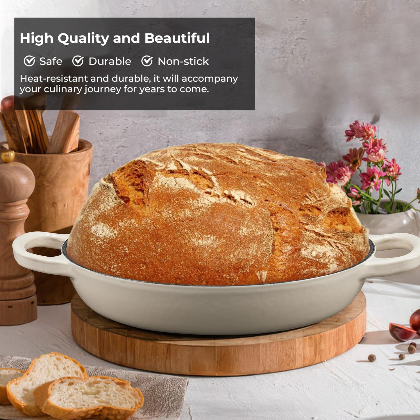 6 Qt Dutch Oven for Sourdough Baking