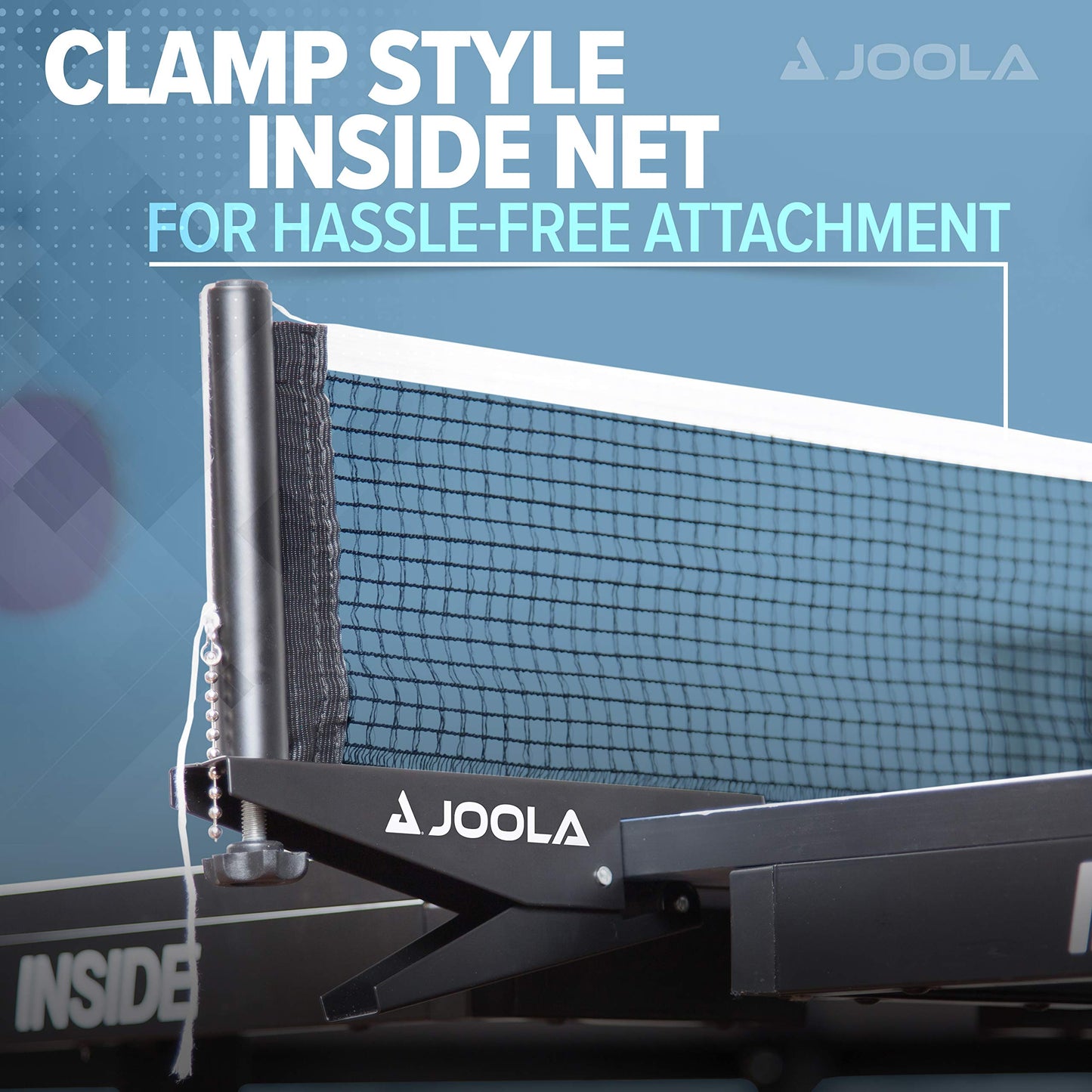 JOOLA Indoor Ping Pong Table with Quick Clamp Net