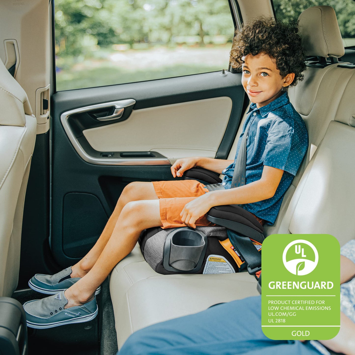 Chicco GoFit ClearTex Backless Booster Seat
