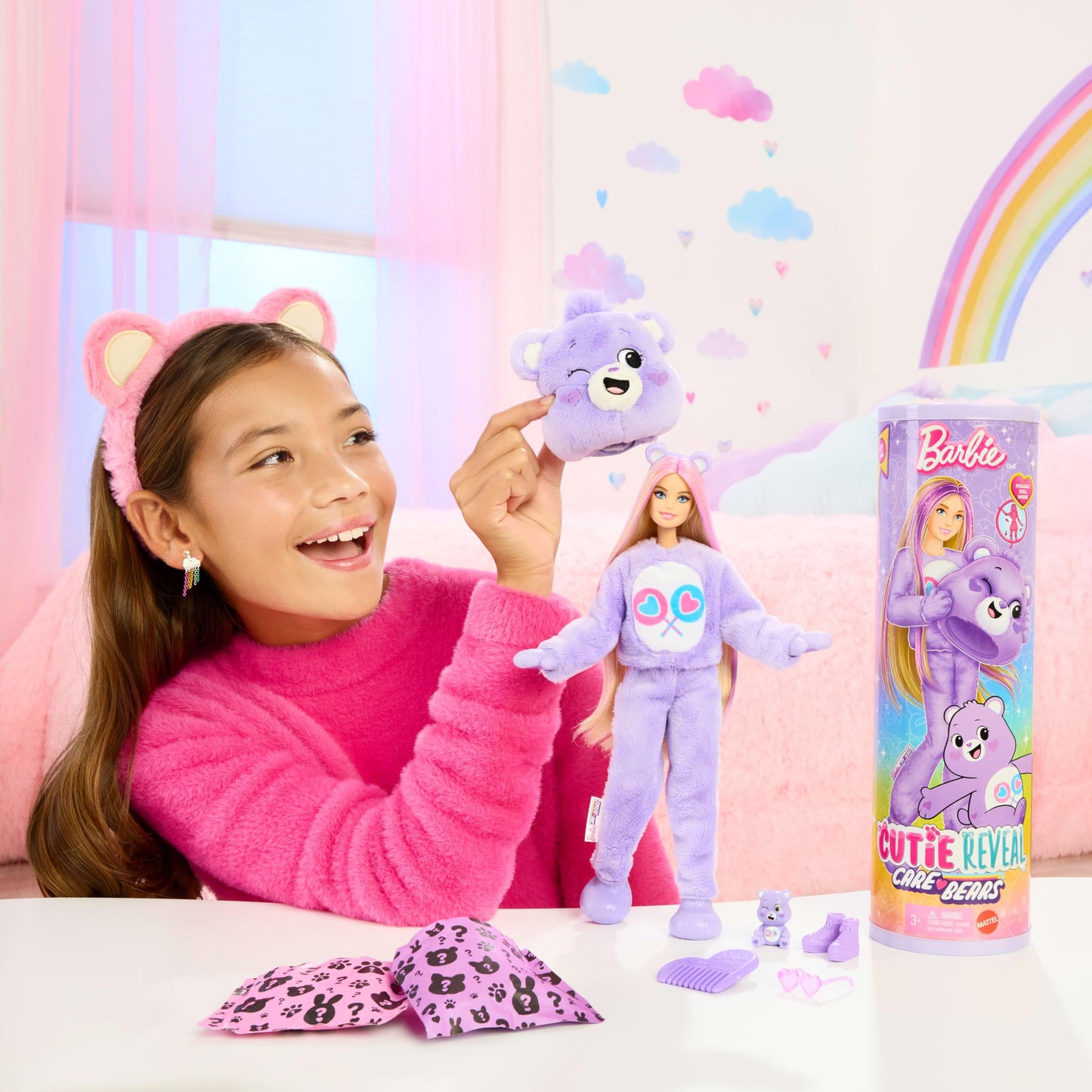 Barbie Cutie Reveal Doll with 10 Surprises