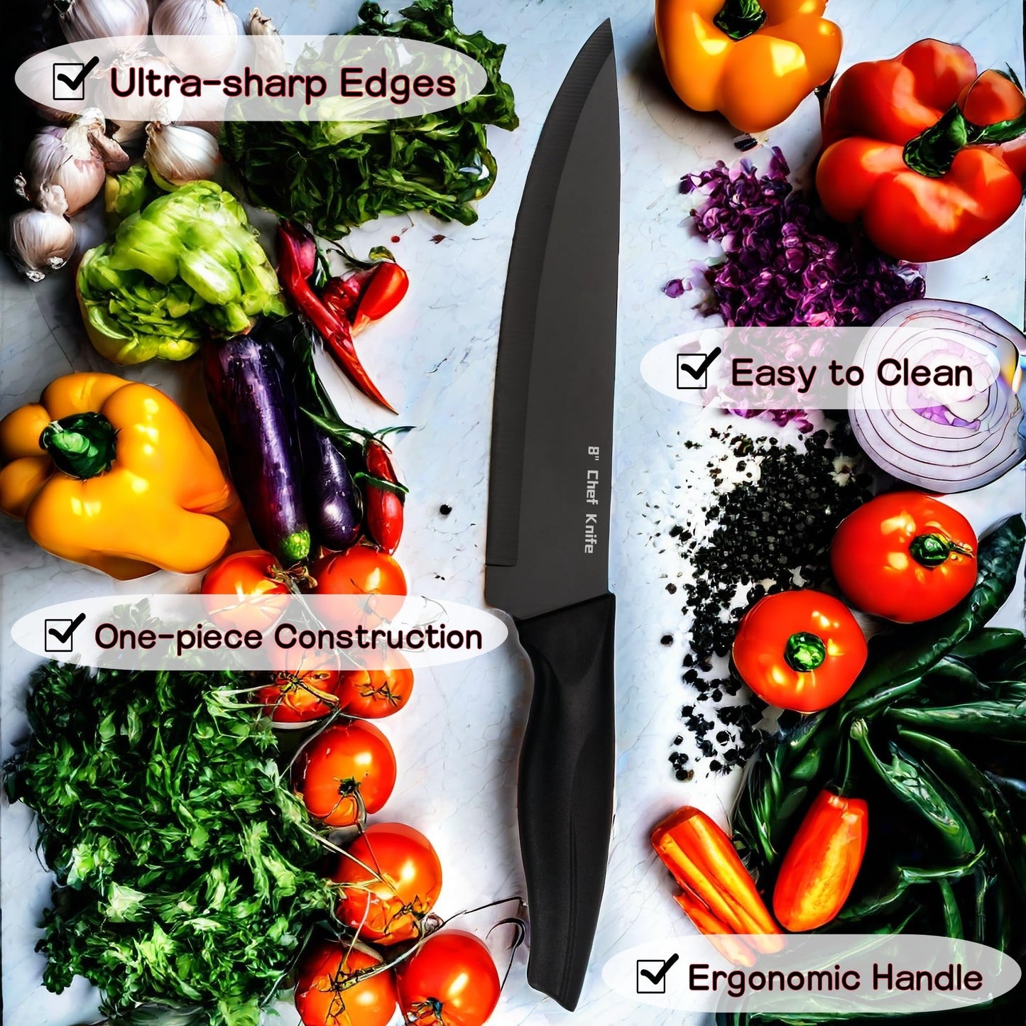 High Carbon Stainless Steel Chef's Knife