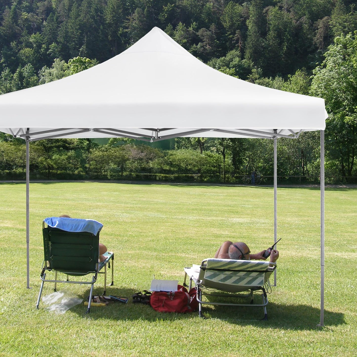 10x10 Heavy Duty Canopy Tent with Sand Bags