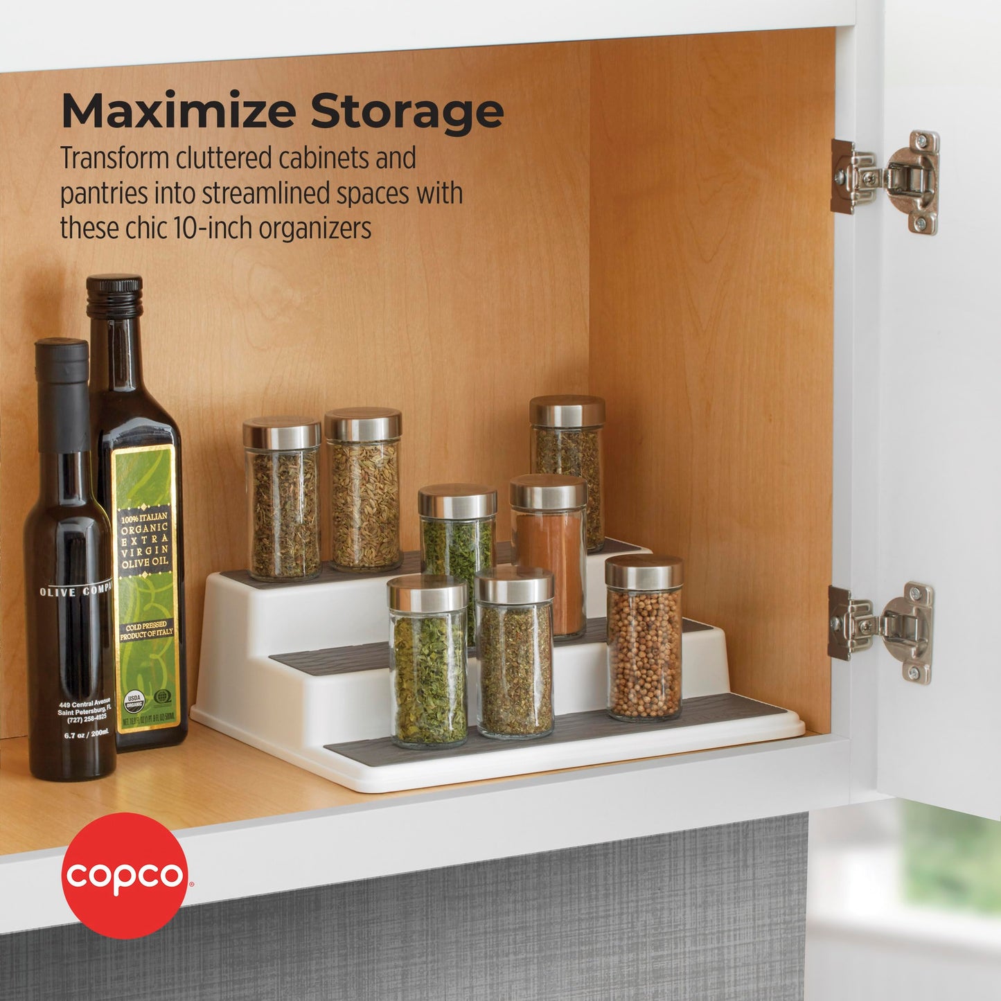 Copco 2-Pack Non-Skid 3-Tier Spice Rack