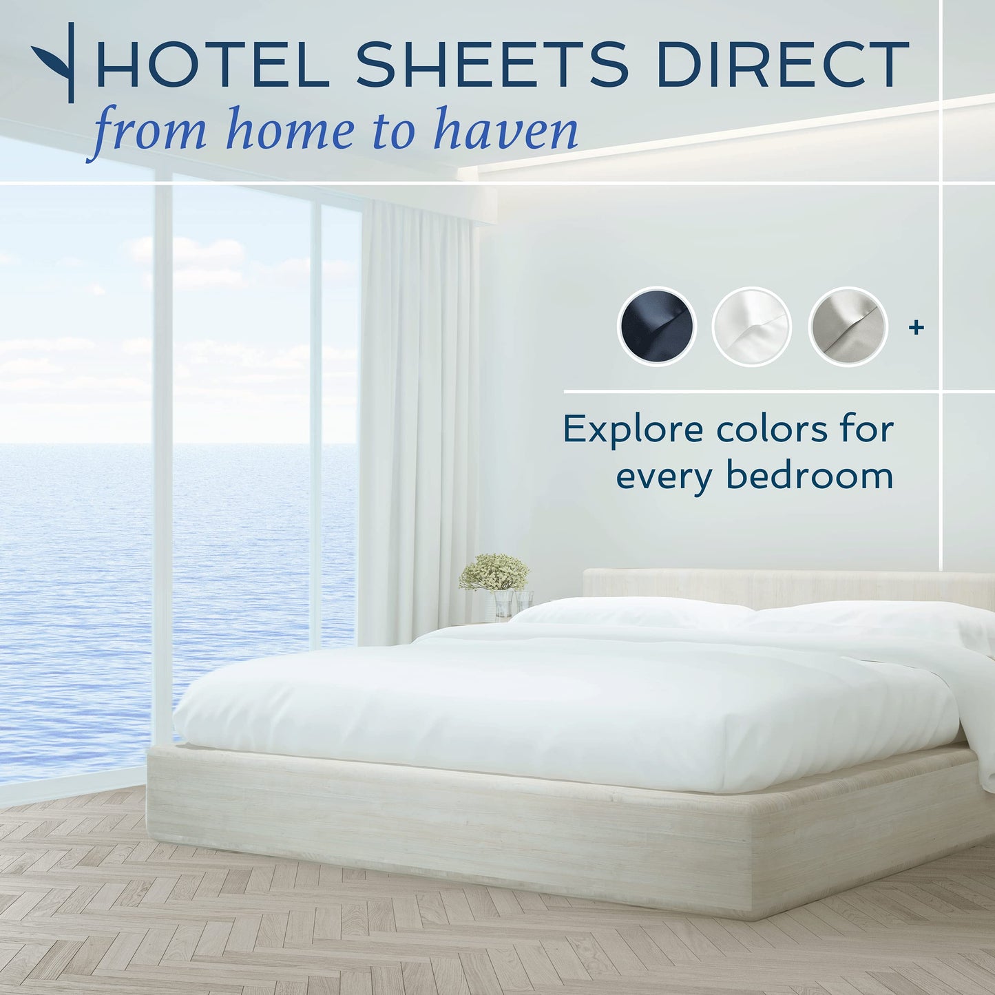 Hotel Sheets Direct Duvet Cover Bed Linen Set, 2 -Piece Set, Grey, Twin XL