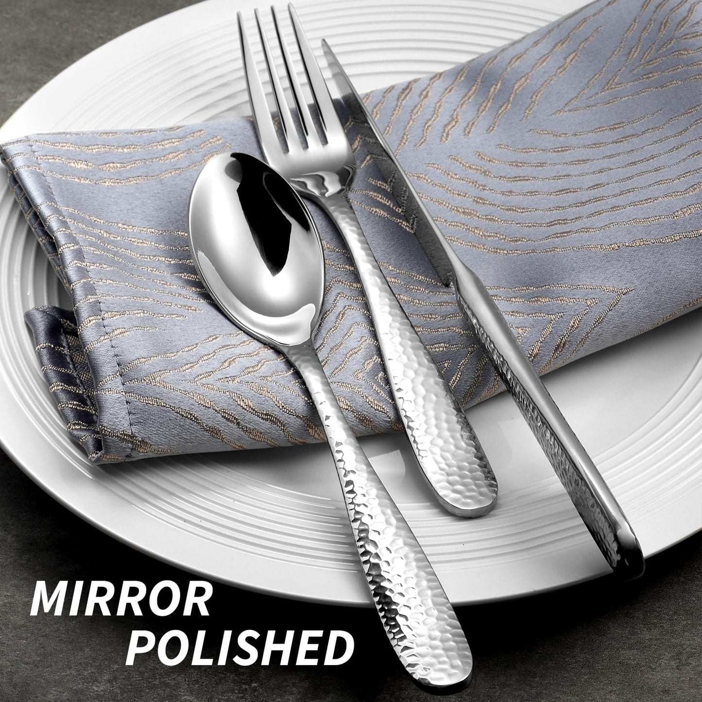 Fiwarex 20-Piece Stainless Steel Flatware Set