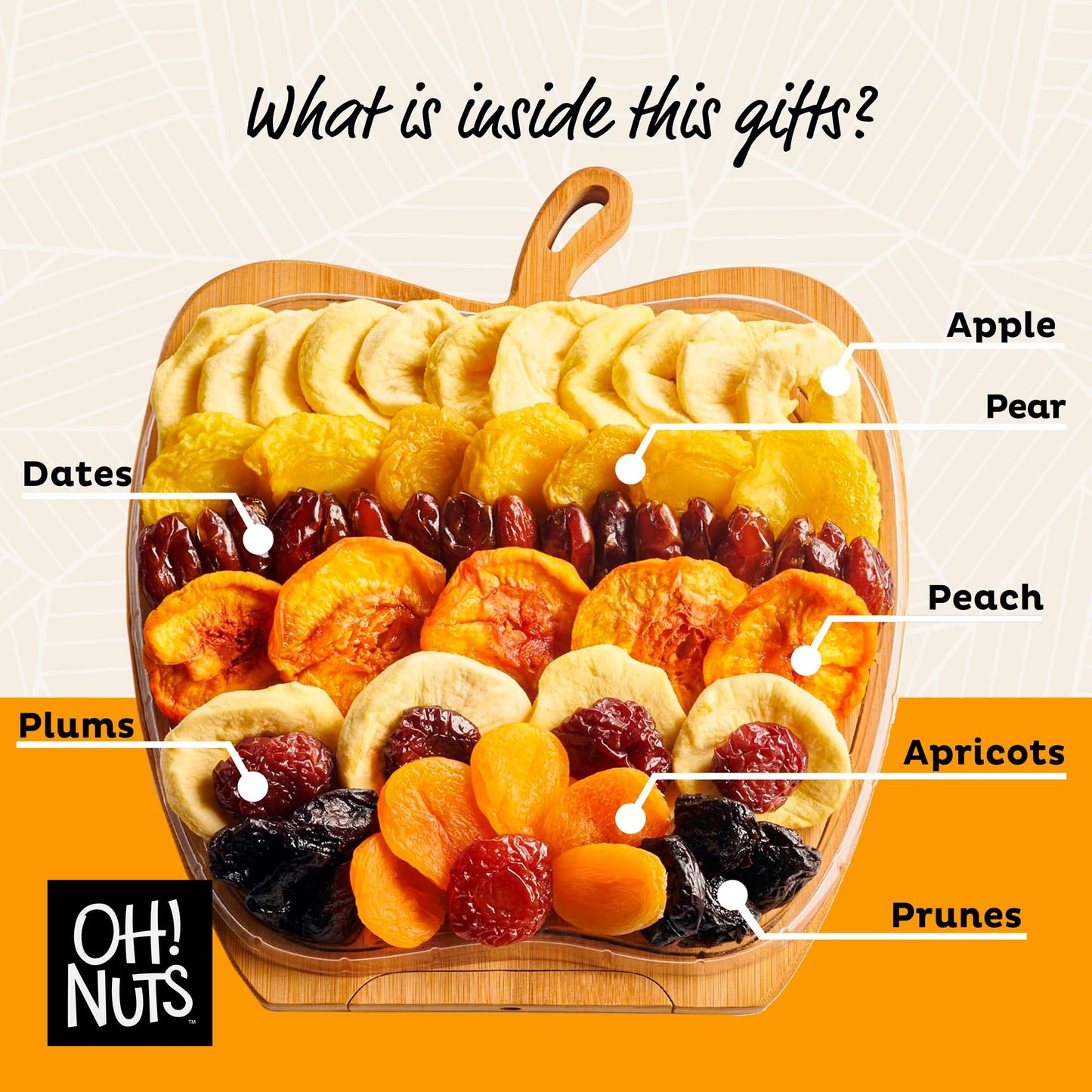 Dried Fruit Gift Basket by Oh! Nuts