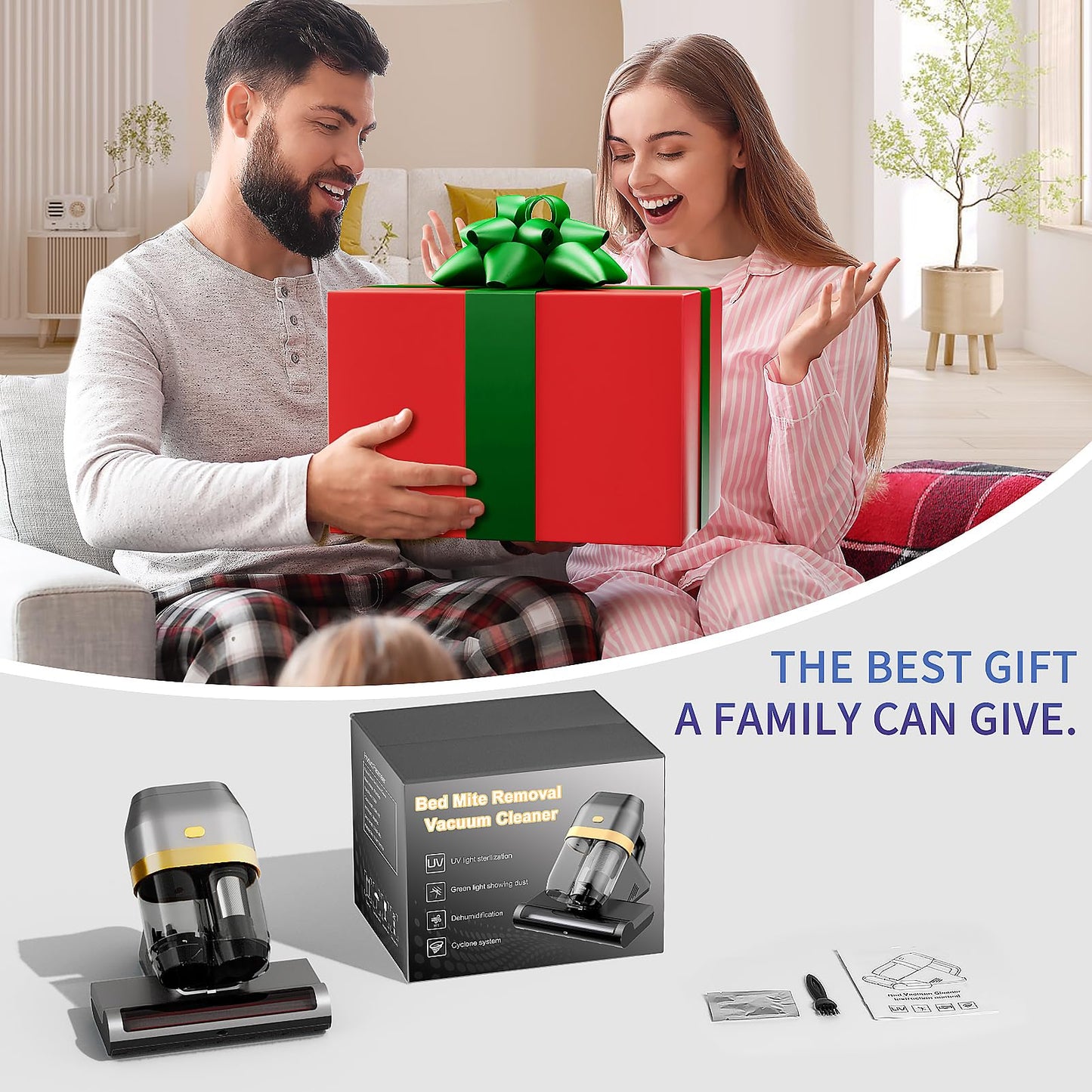 HYNSEN Bed Vacuum Cleaner with UV & Ultrasonic