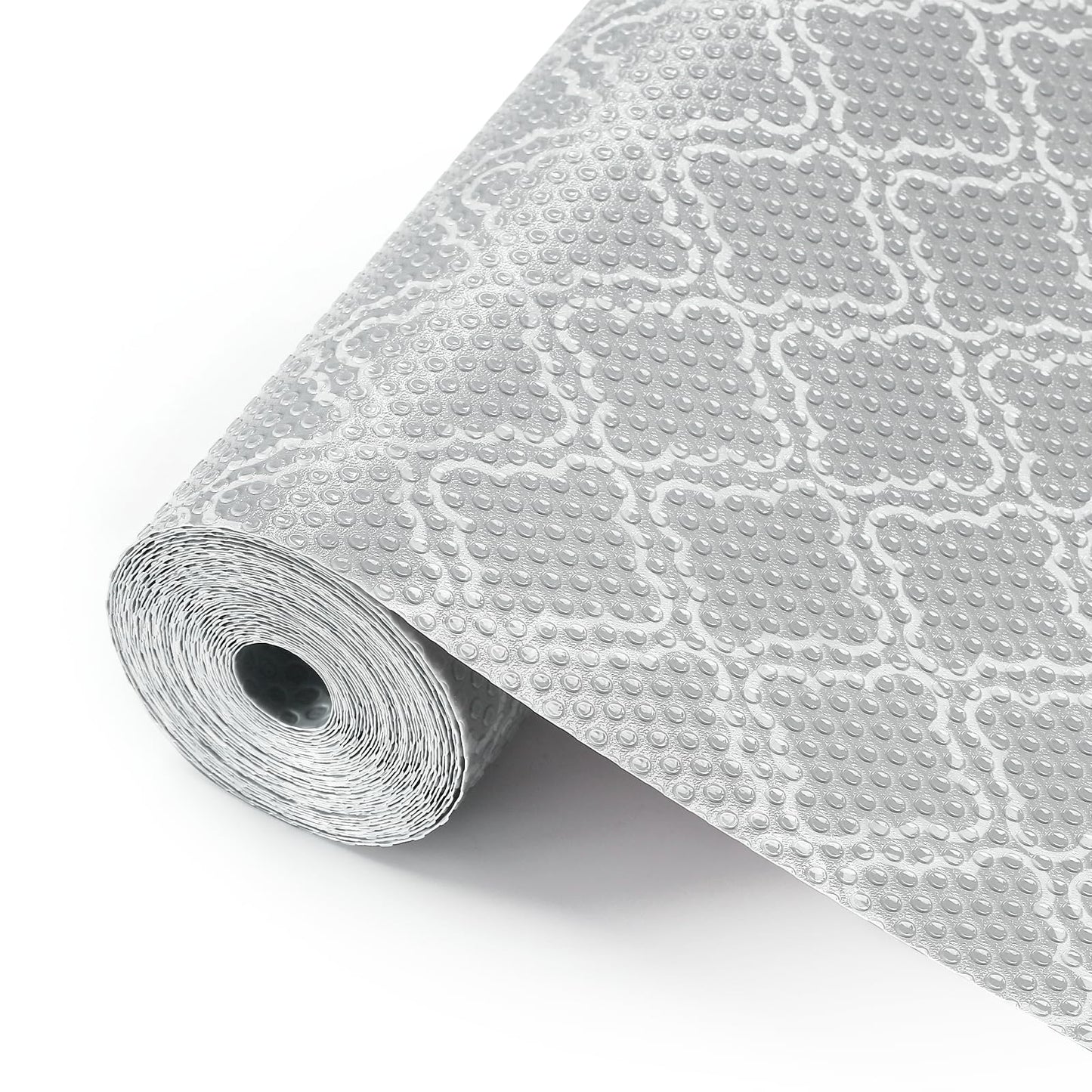 Cooyes Shelf Liner, Non-Slip Cabinet Liner, Washable Oil-Proof for Kitchen Cabinet with Modern Pattern, Durable EVA Shelves, Refrigerator, Storage, Desks, Pantry, Non Adhesive Drawers
