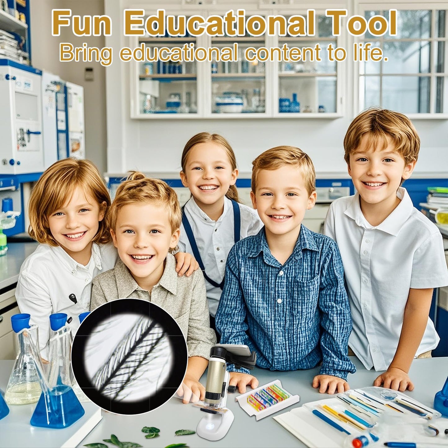 SETFLAGS Microscope for Kids
