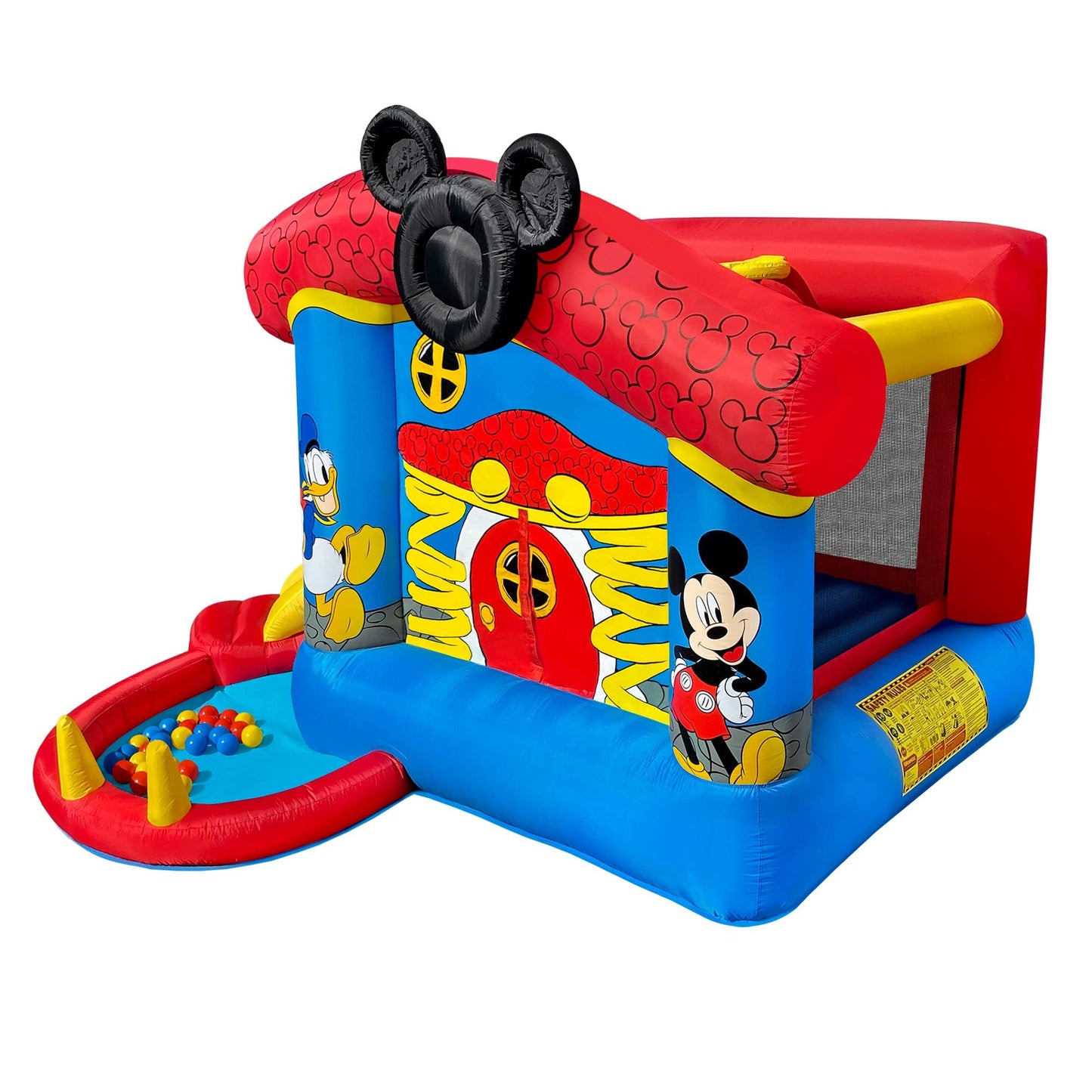 Mickey Mouse Bounce House with Slide and Blower