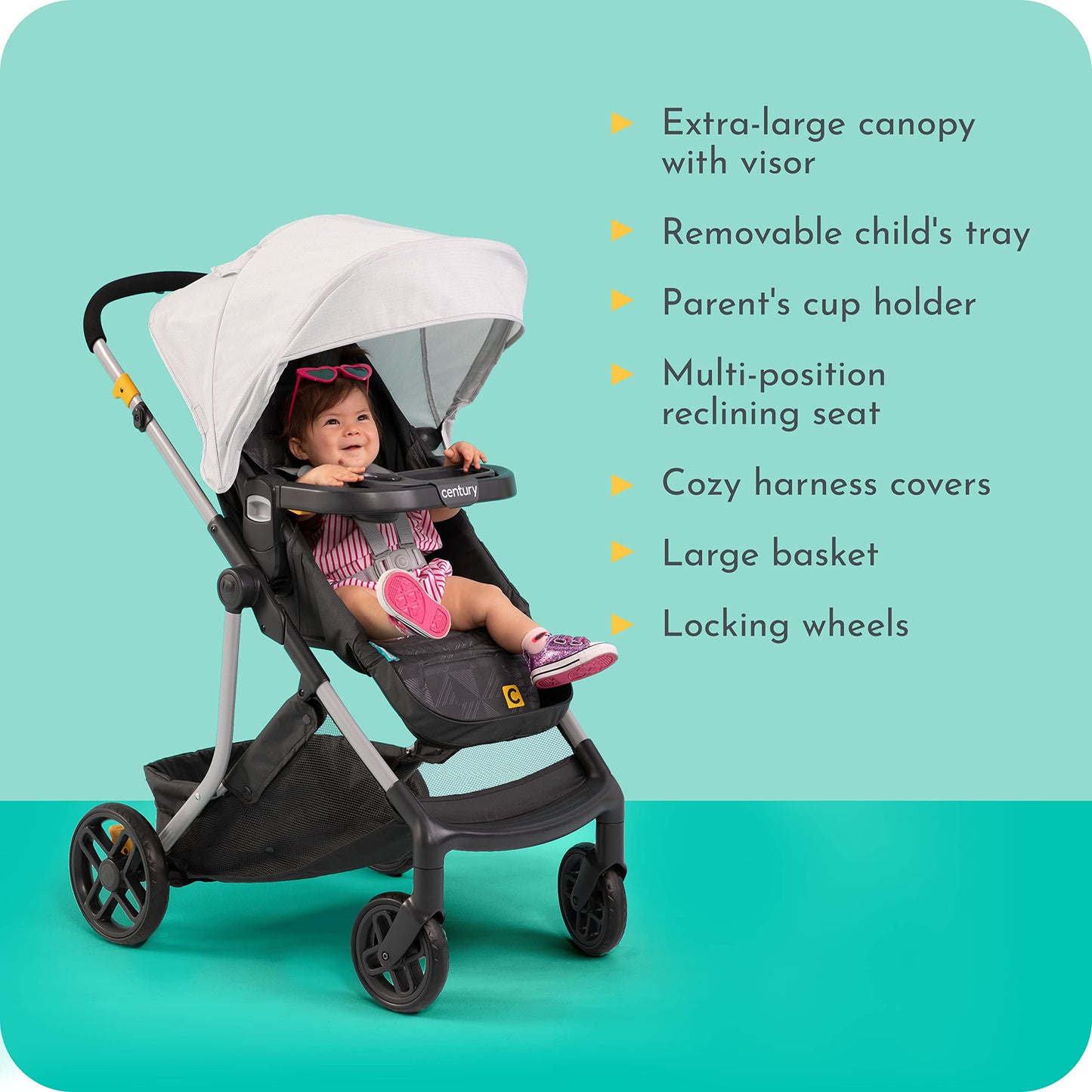Century Modular Stroller with Swap On System