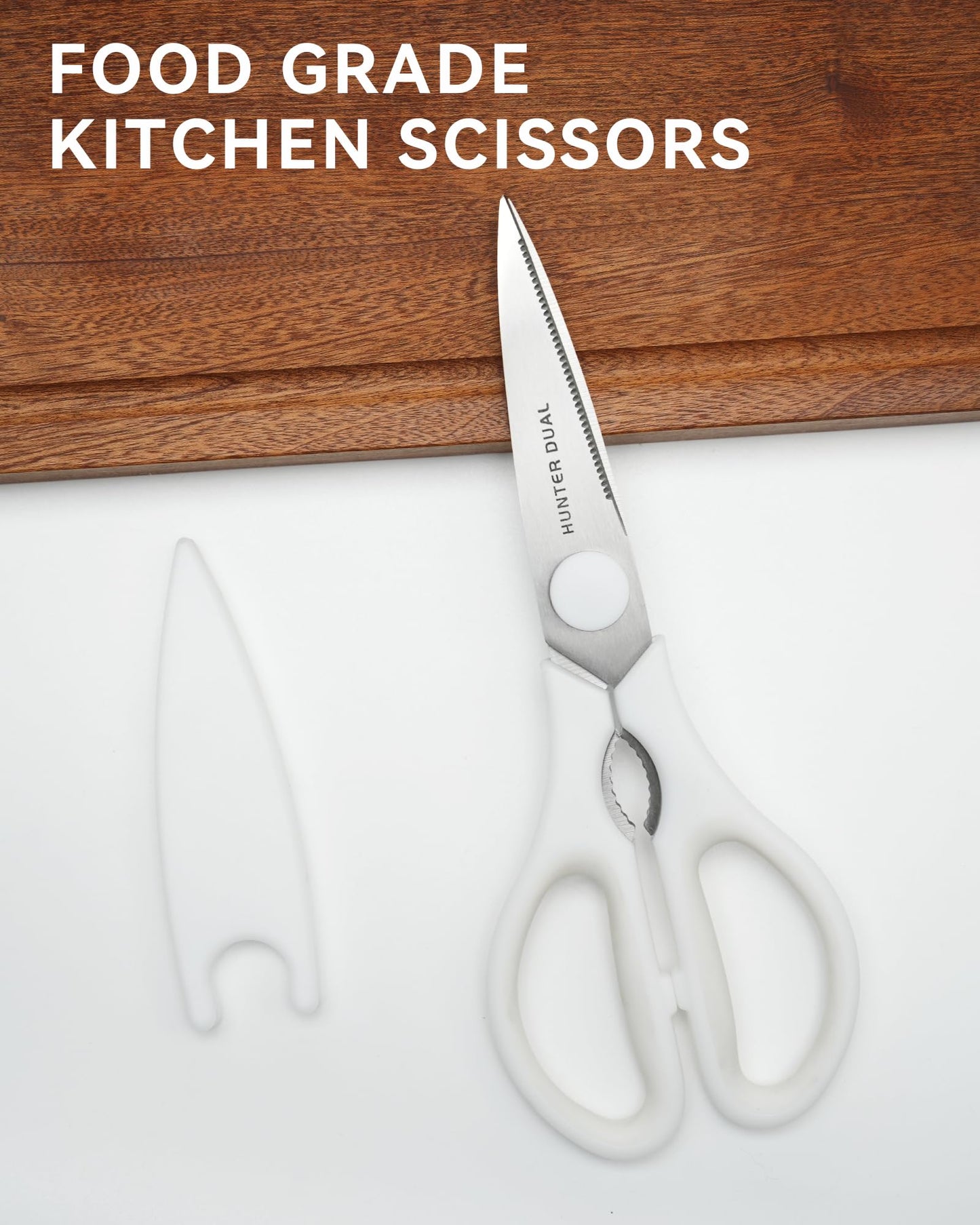 HUNTER.DUAL Heavy Duty Kitchen Scissors for Cooking