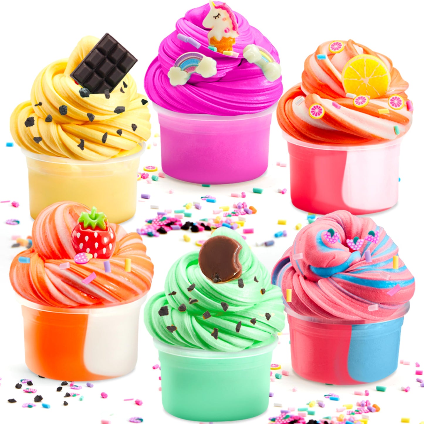 JOYIN 6 Pack Butter Slime for Kids