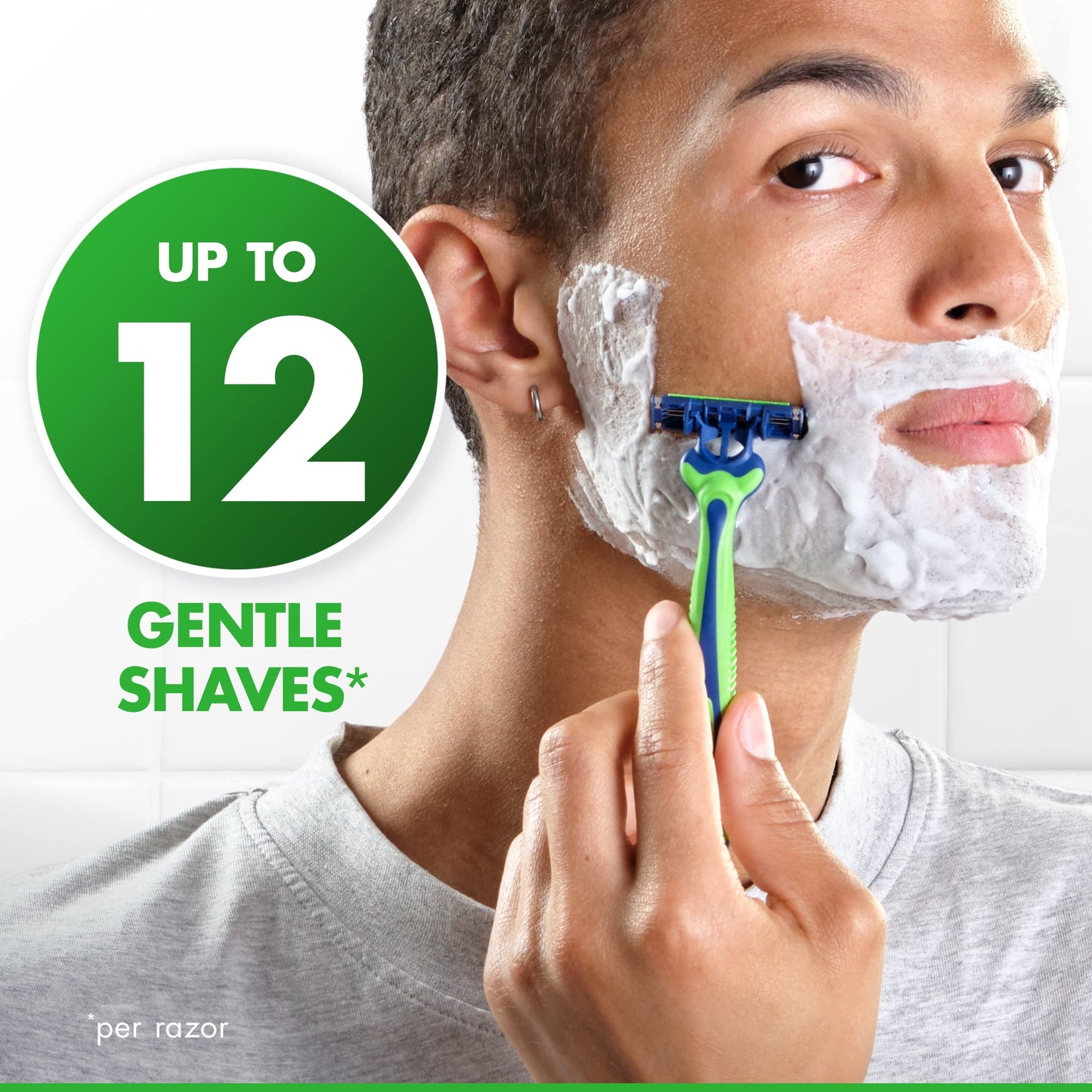 Gillette Disposable Razors for Sensitive Skin, 4 Count