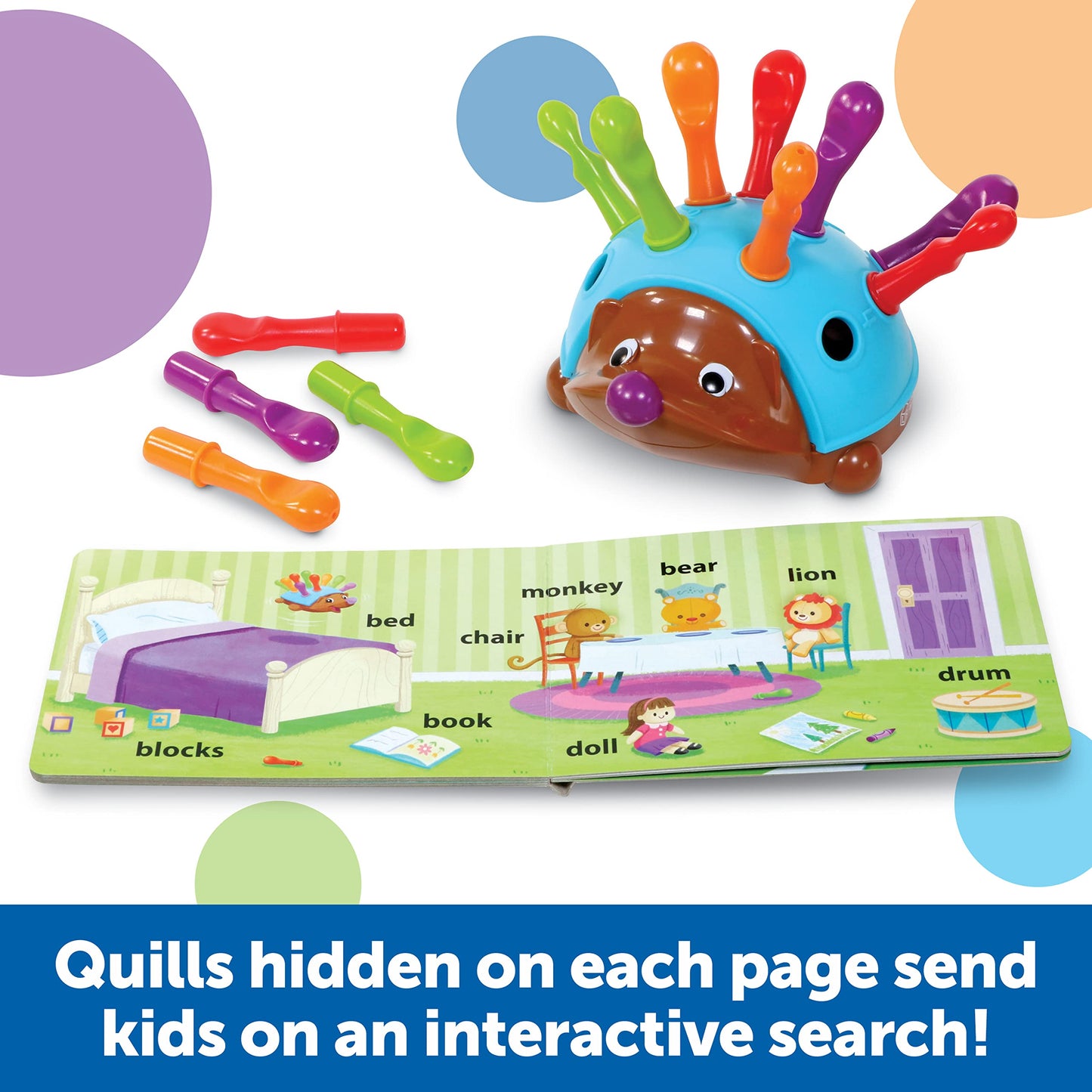 Learning Resources Fine Motor Hedgehog Book Set