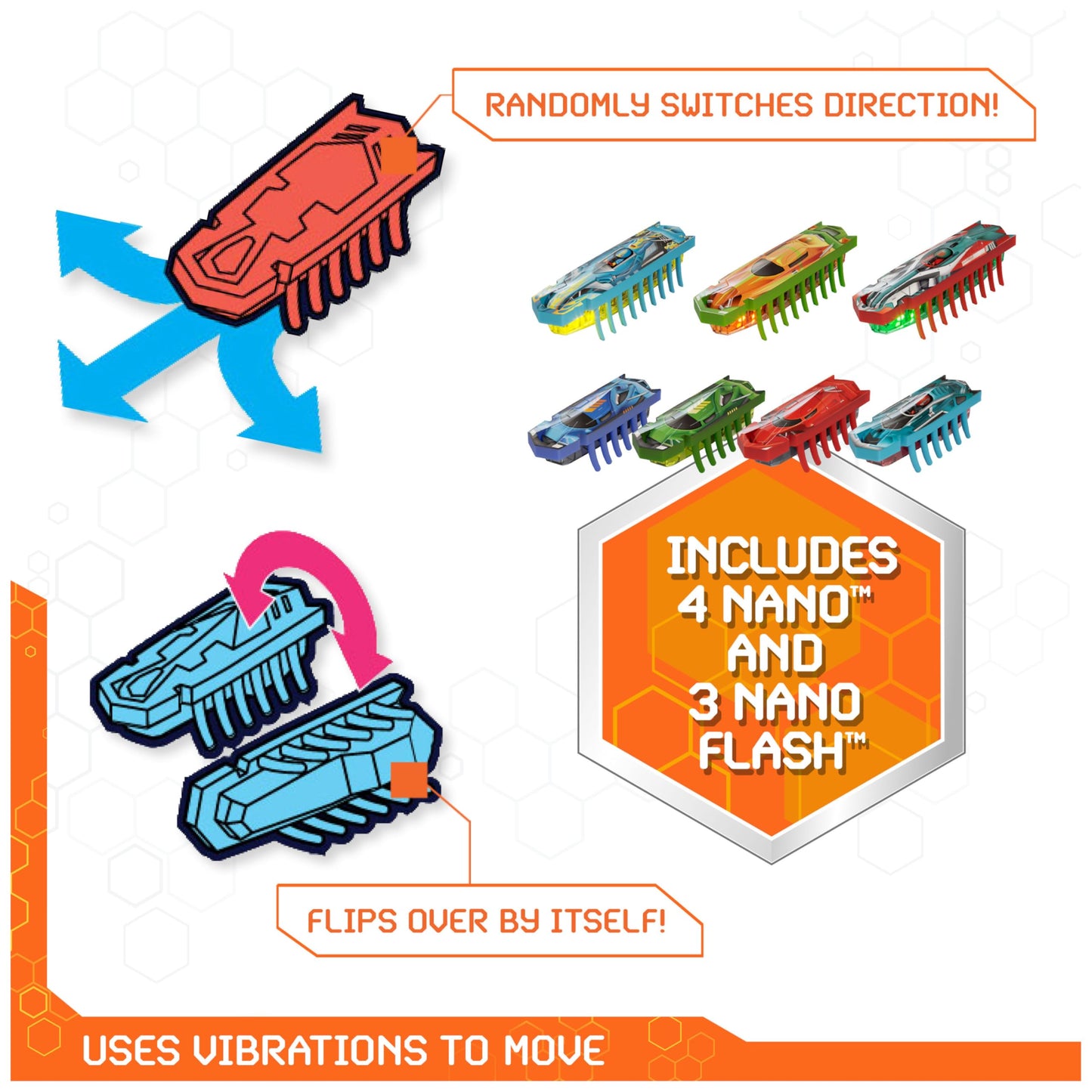 HEX BOTS Nanotopia Sensory Toy Playset for Kids