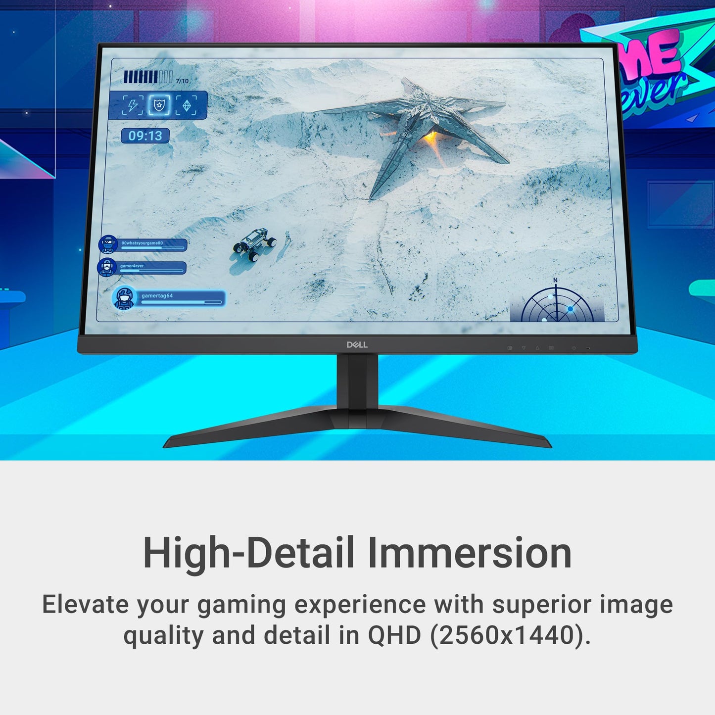 27-inch Dell QHD Gaming Monitor 180Hz 2ms