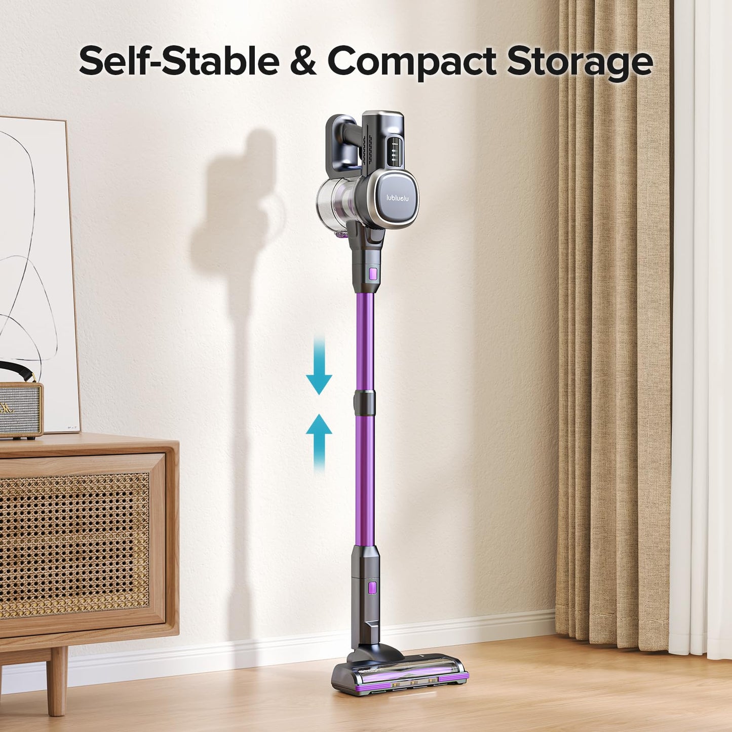 Cordless Vacuum Cleaner with LED Display & Suction
