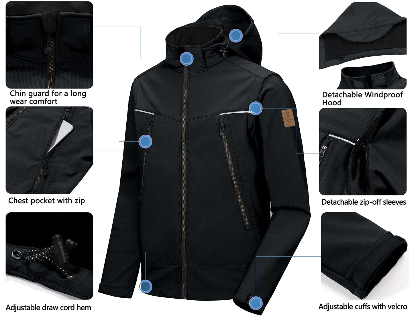 Little Donkey Andy Waterproof Softshell Jacket M