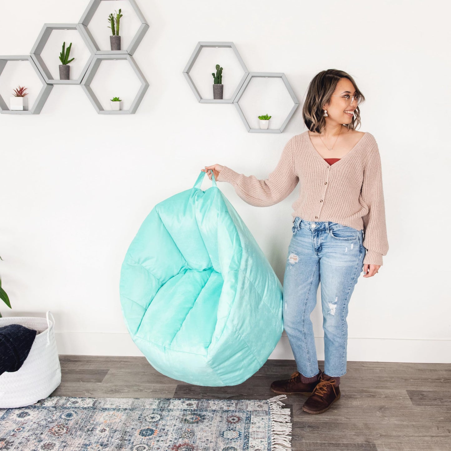 Big Joe Milano Beanbag Chair for Comfort