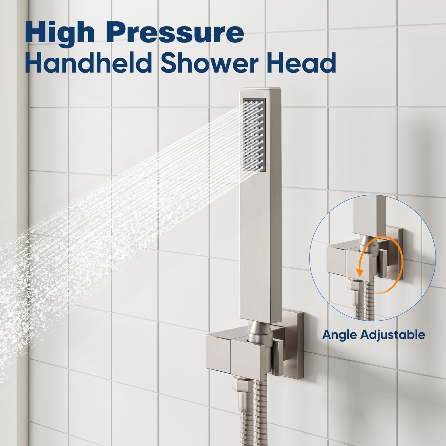 12" Rain Shower Head System with Handheld Combo