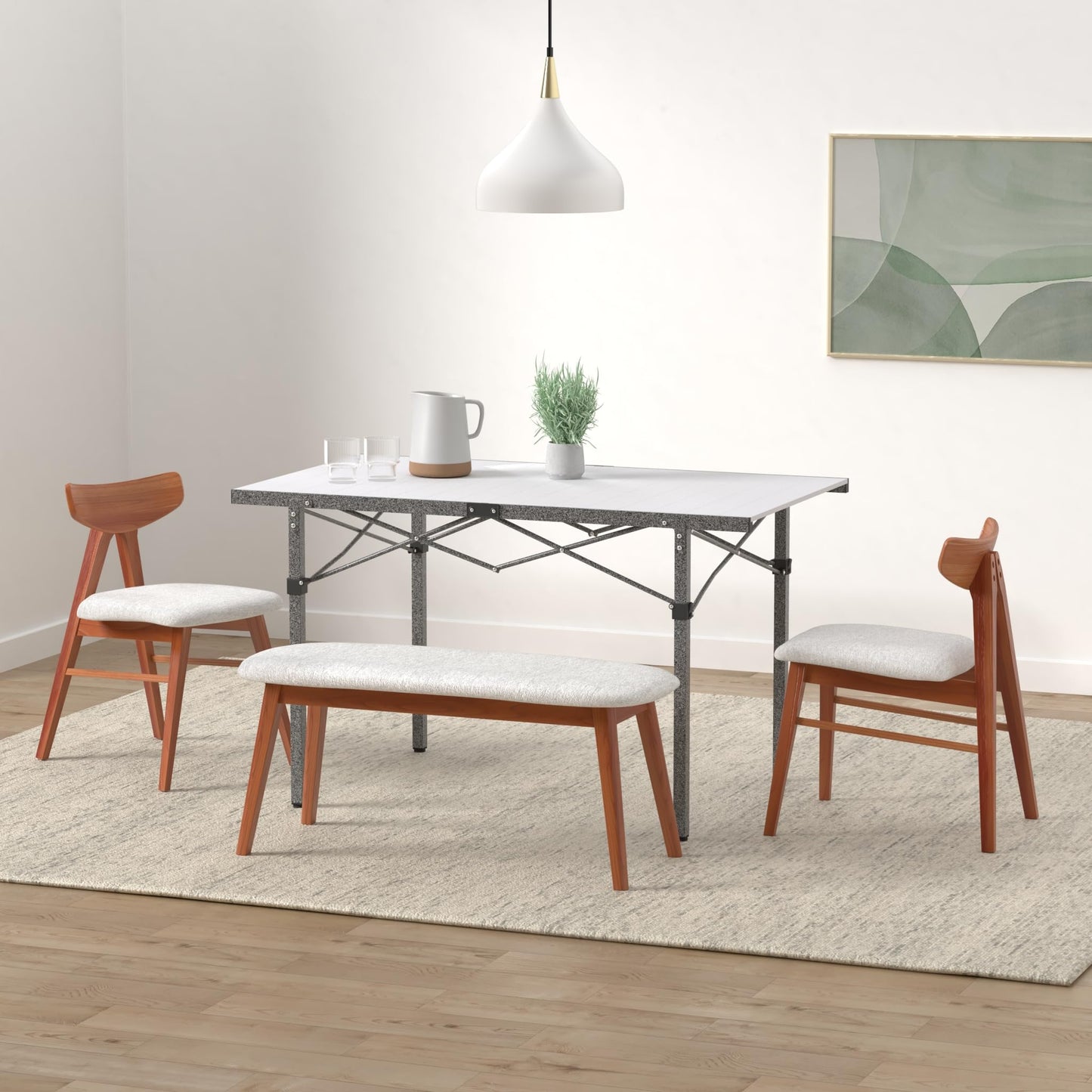 Portable Camping Table for 4-6 People
