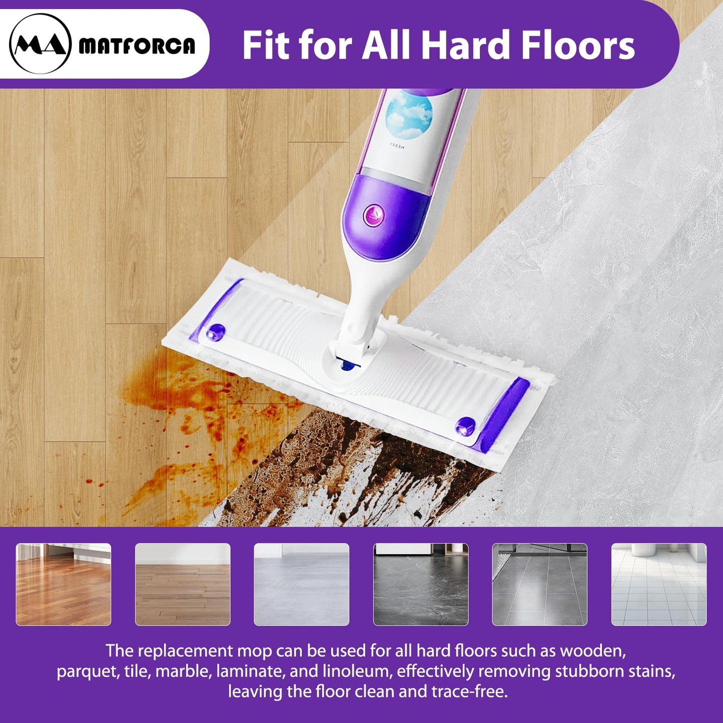 Swiffer Power Mop Pads, 6 Count Eco-Friendly